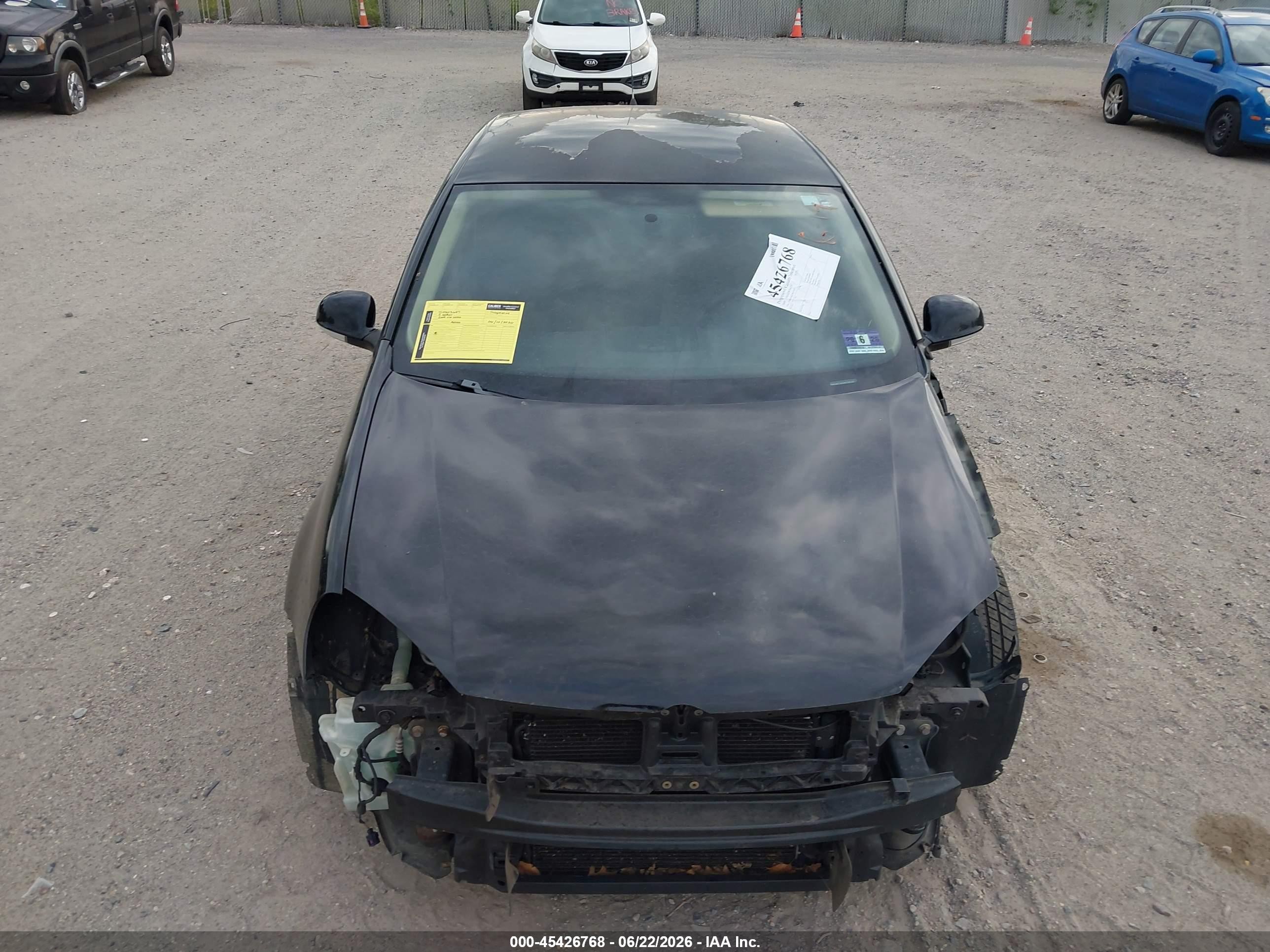 2009 Volkswagen Jetta S Black vin: 3VWJM71K29M154105