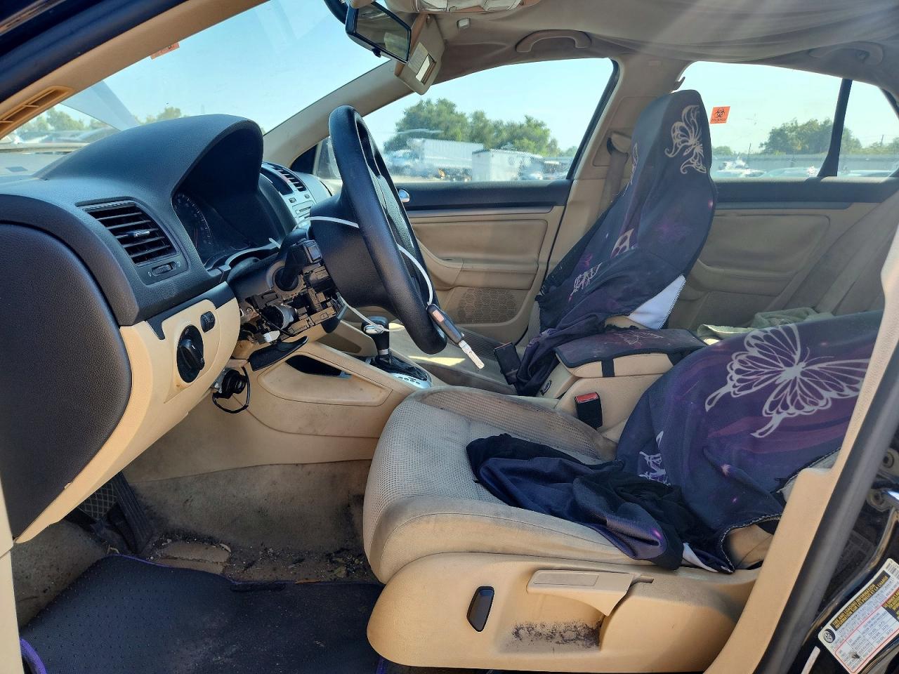 2008 Volkswagen Jetta S Черный vin: 3VWJM71K38M035428