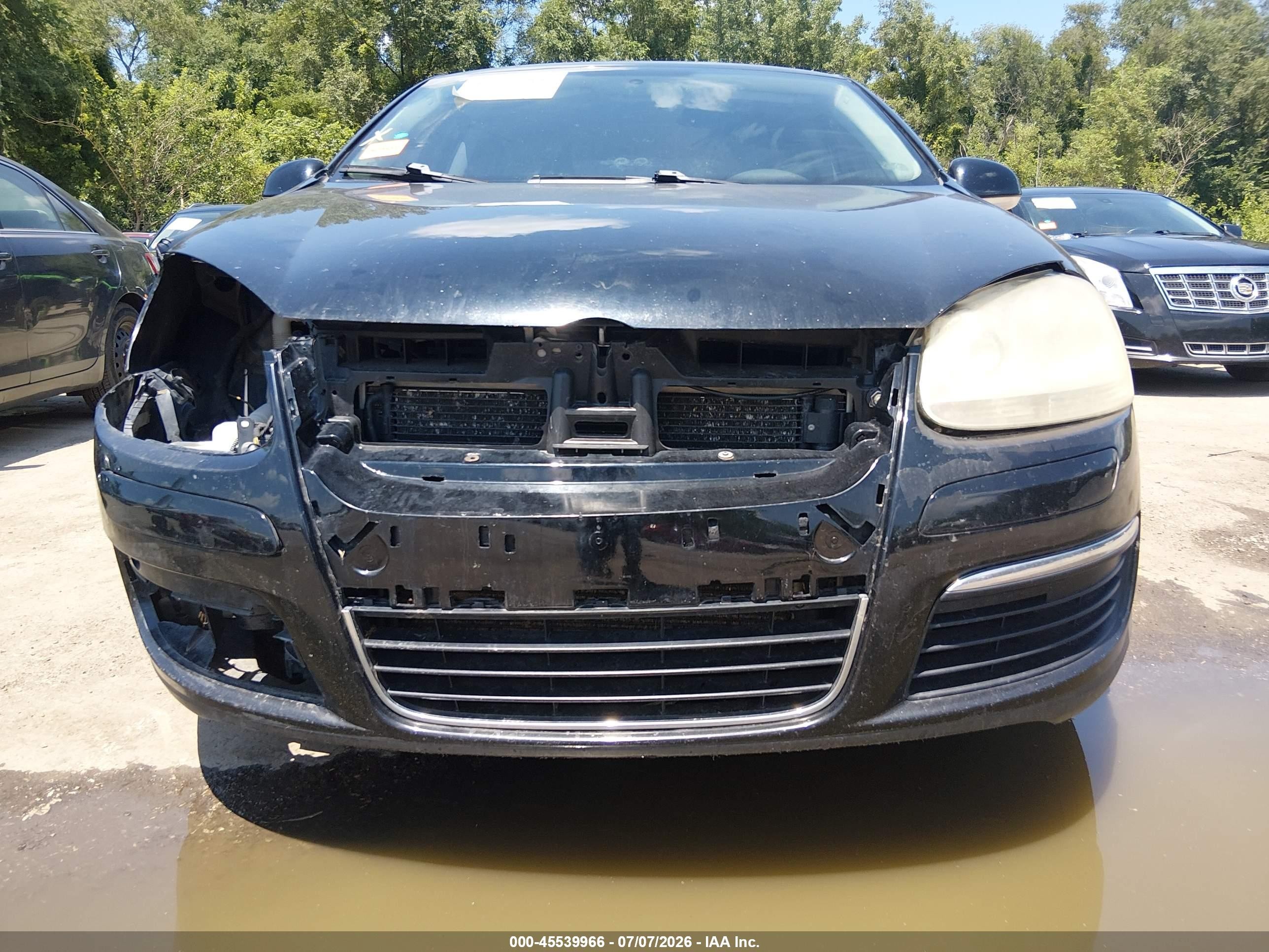 2009 Volkswagen Jetta S Black vin: 3VWJM71K39M069810