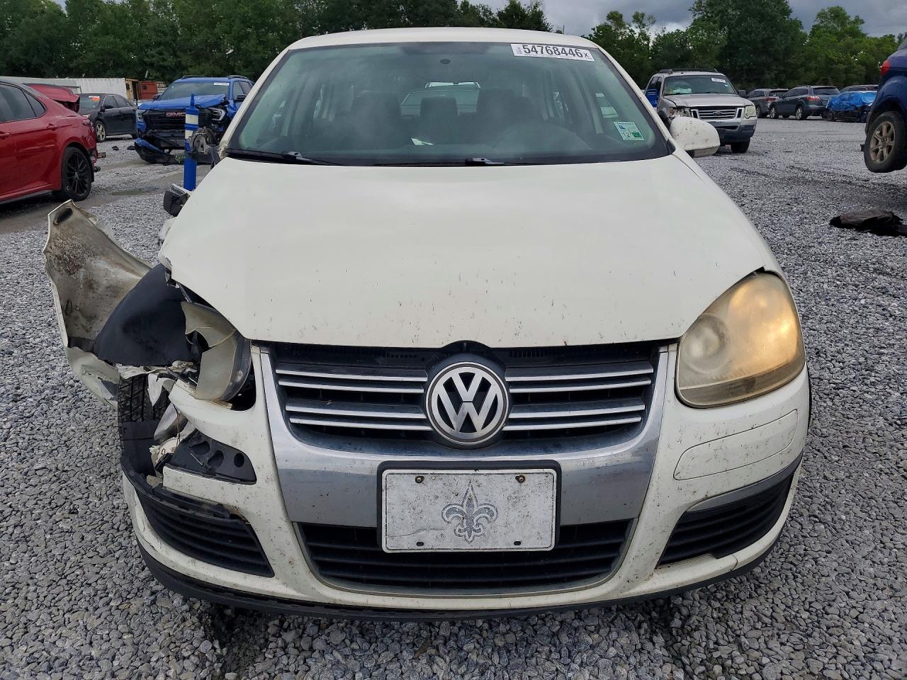 2008 Volkswagen Jetta S White vin: 3VWJM71K48M058166