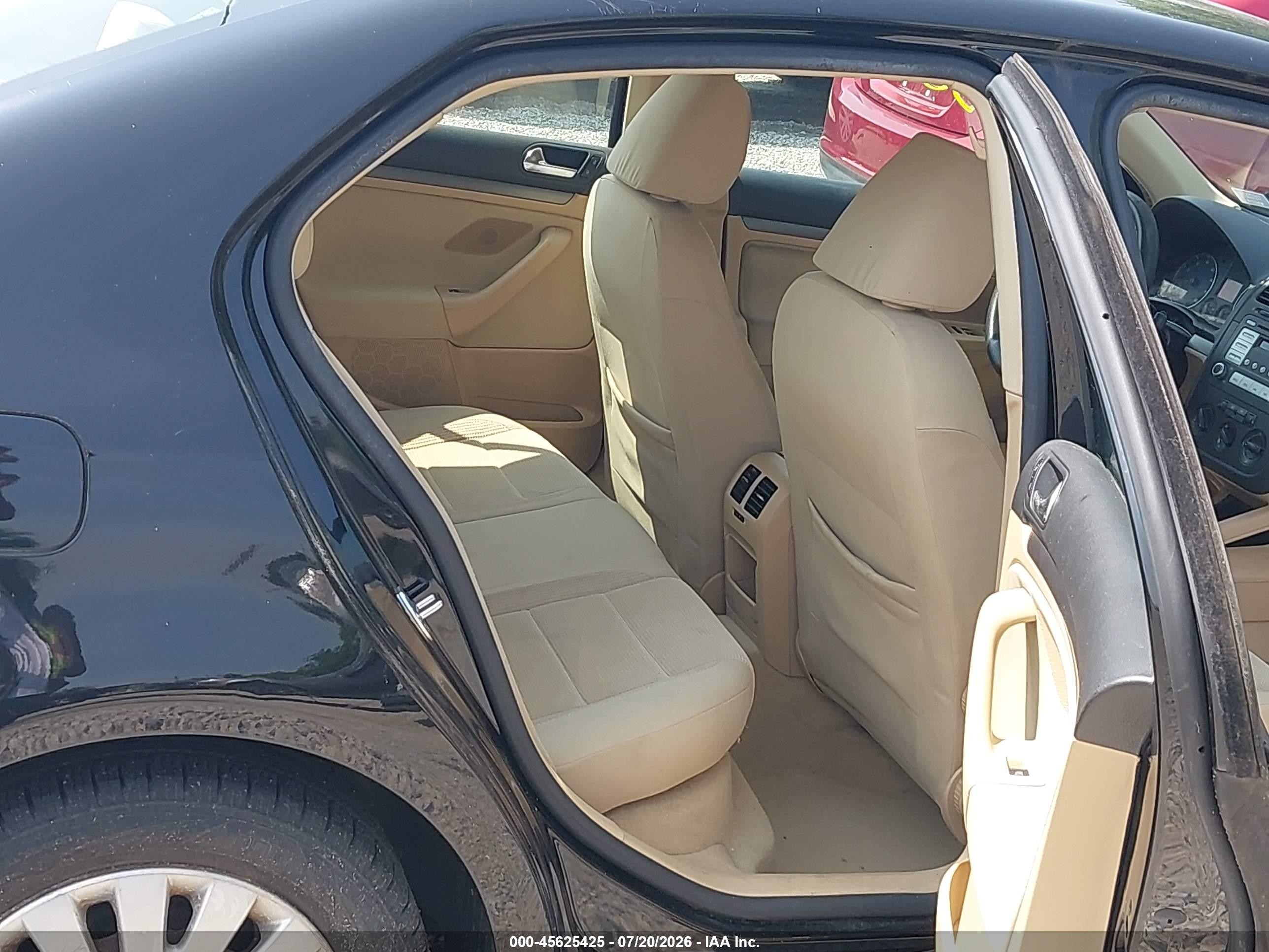 2009 Volkswagen Jetta S Black vin: 3VWJM71K49M028070