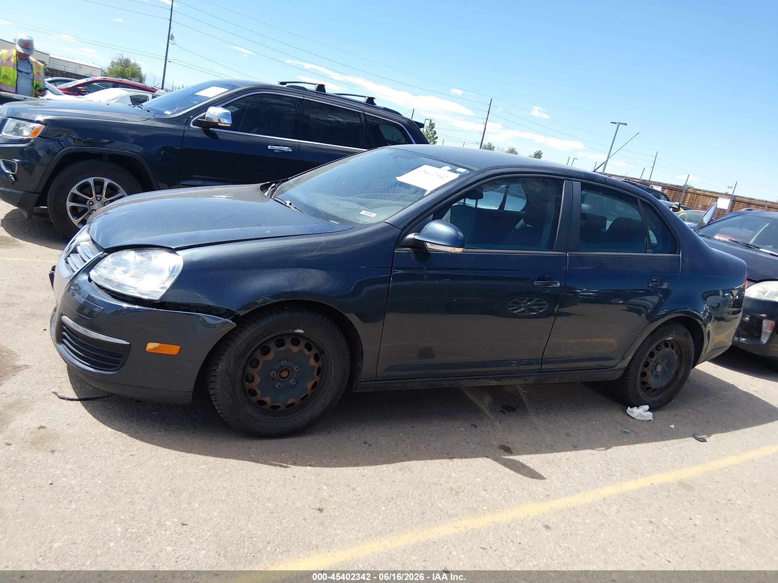 2008 Volkswagen Jetta S Серый vin: 3VWJM71K58M031803