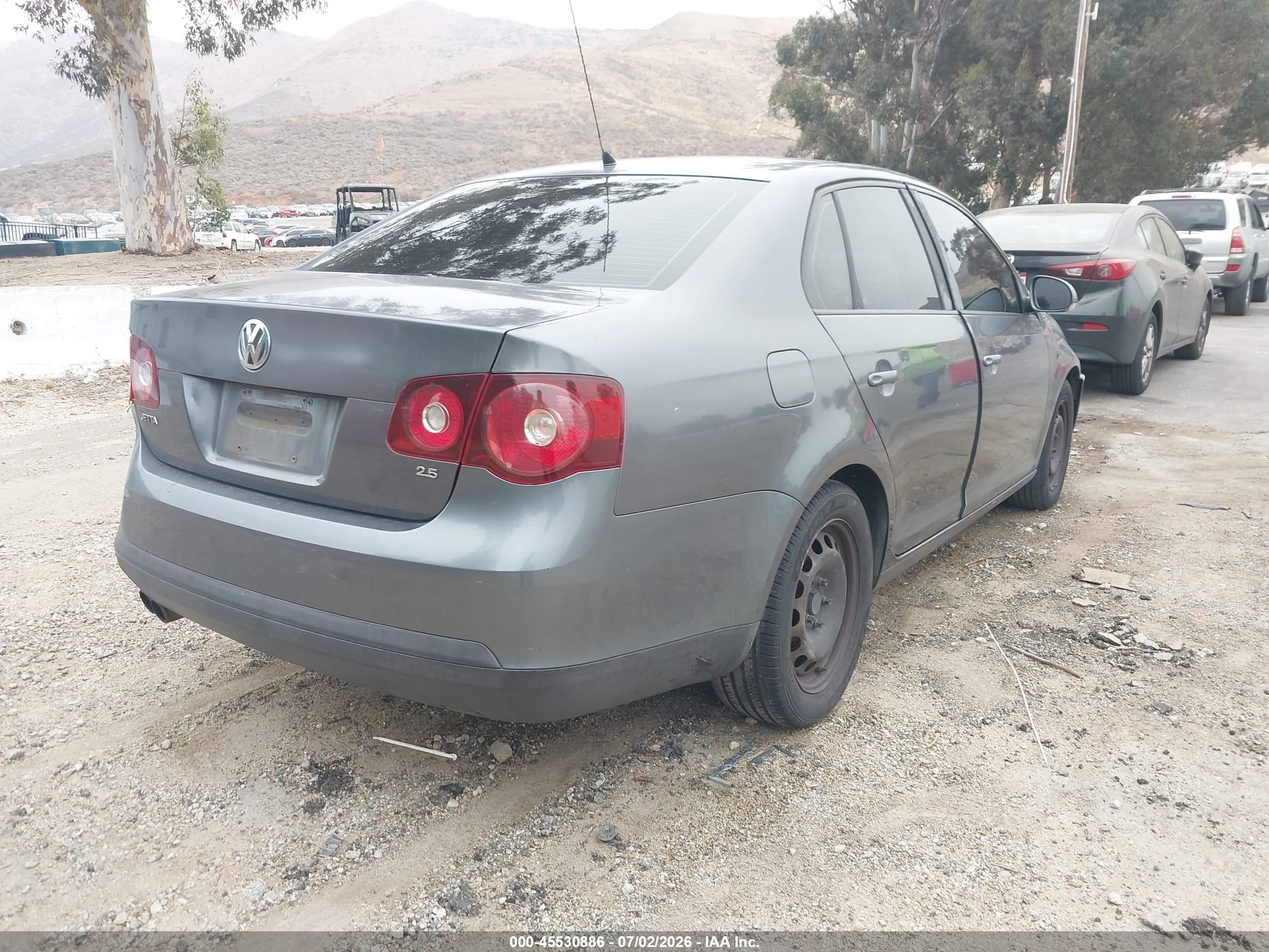 2009 Volkswagen Jetta S Gray vin: 3VWJM71K59M005946