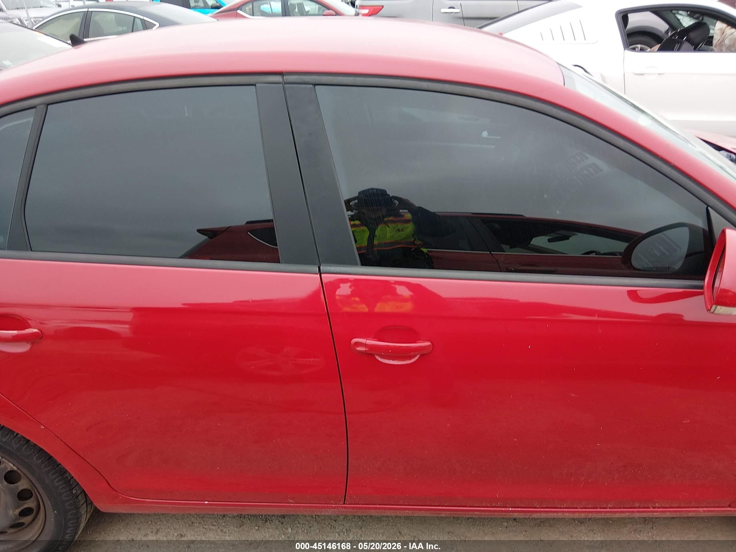 2008 Volkswagen Jetta S Red vin: 3VWJM71K78M096555