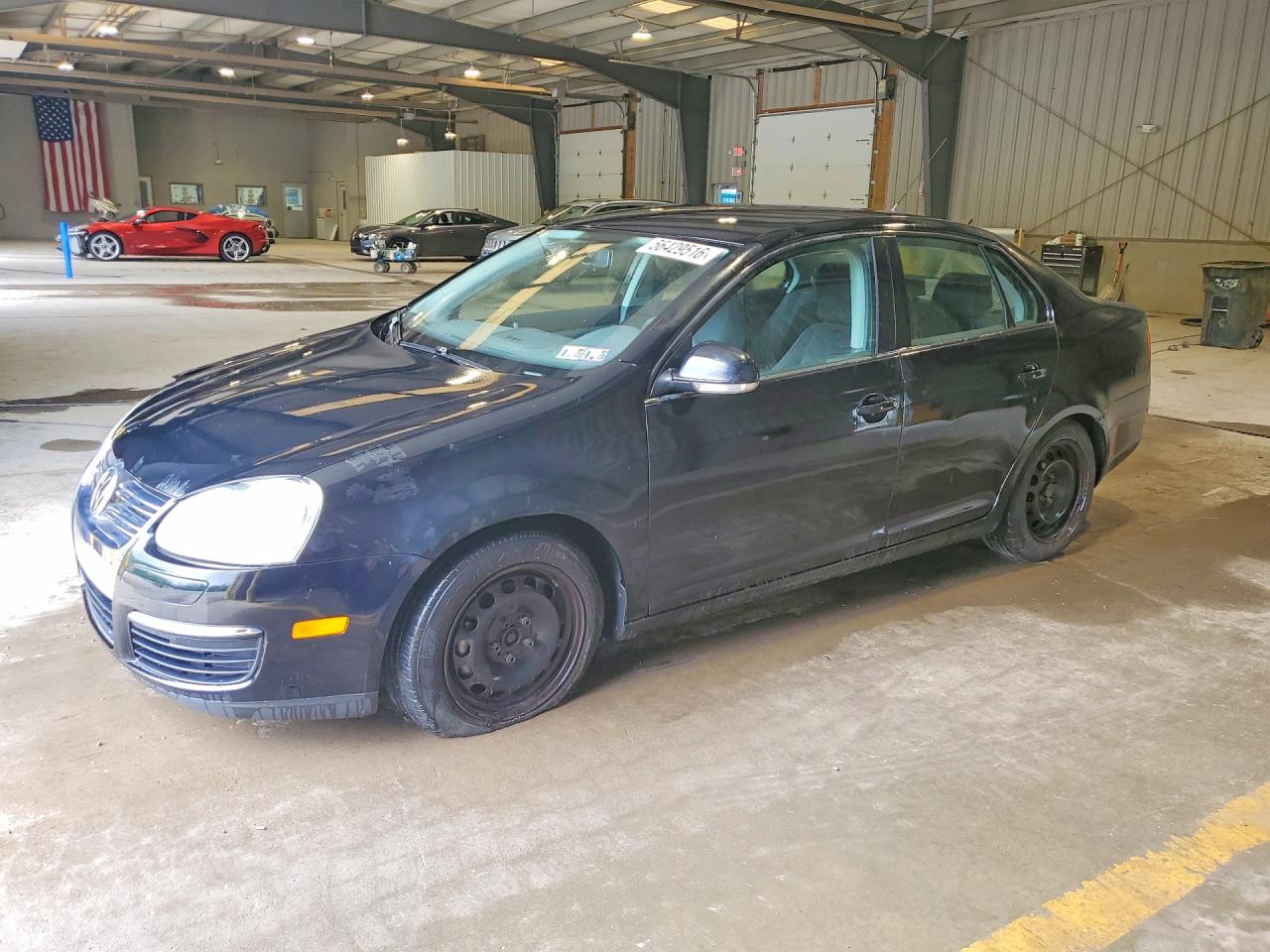 2008 Volkswagen Jetta S Черный vin: 3VWJM71K78M186868