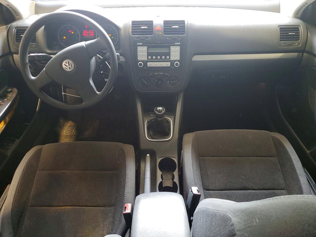 2008 Volkswagen Jetta S Черный vin: 3VWJM71K78M186868