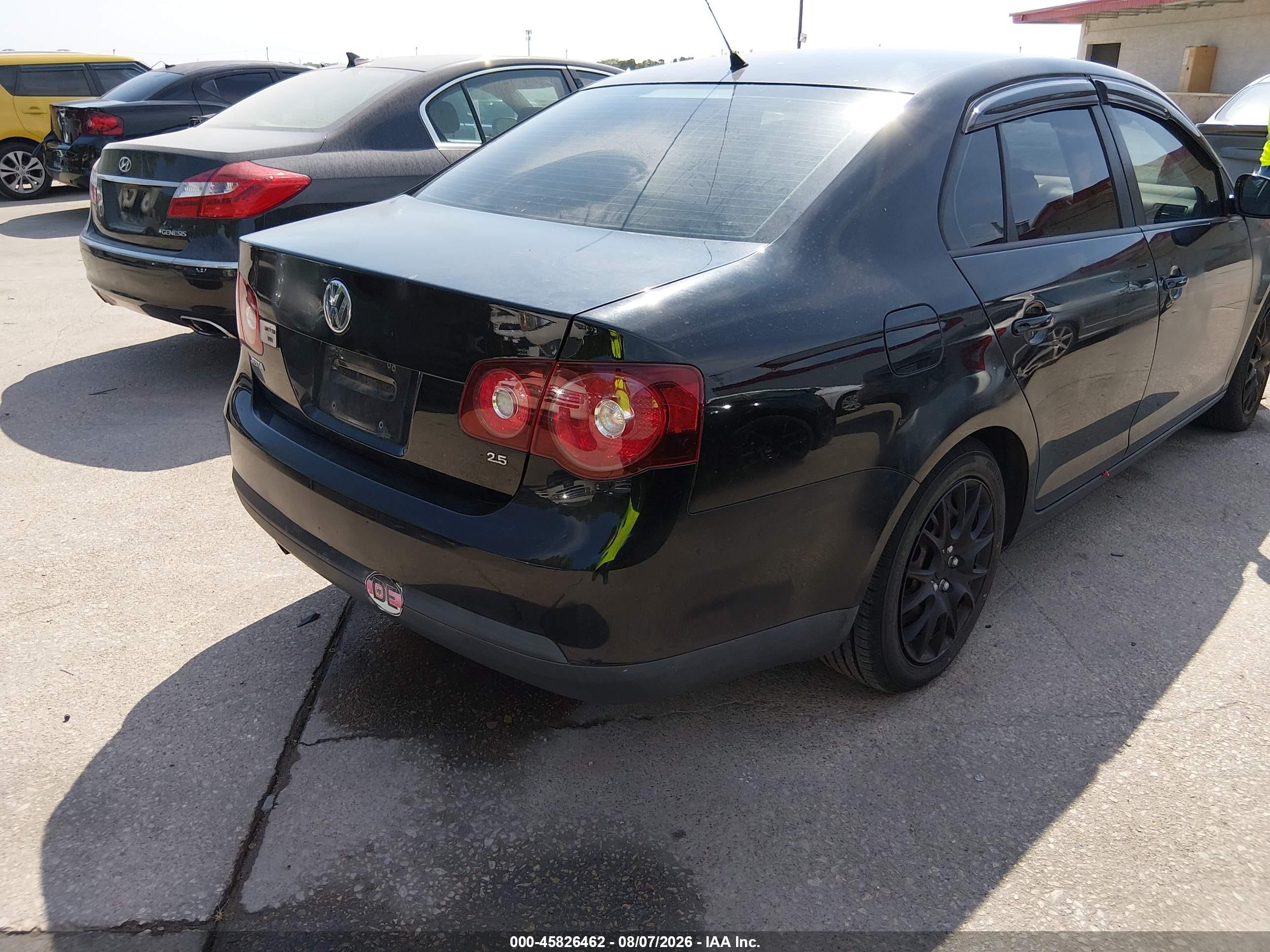 2009 Volkswagen Jetta S Black vin: 3VWJM71K79M068420