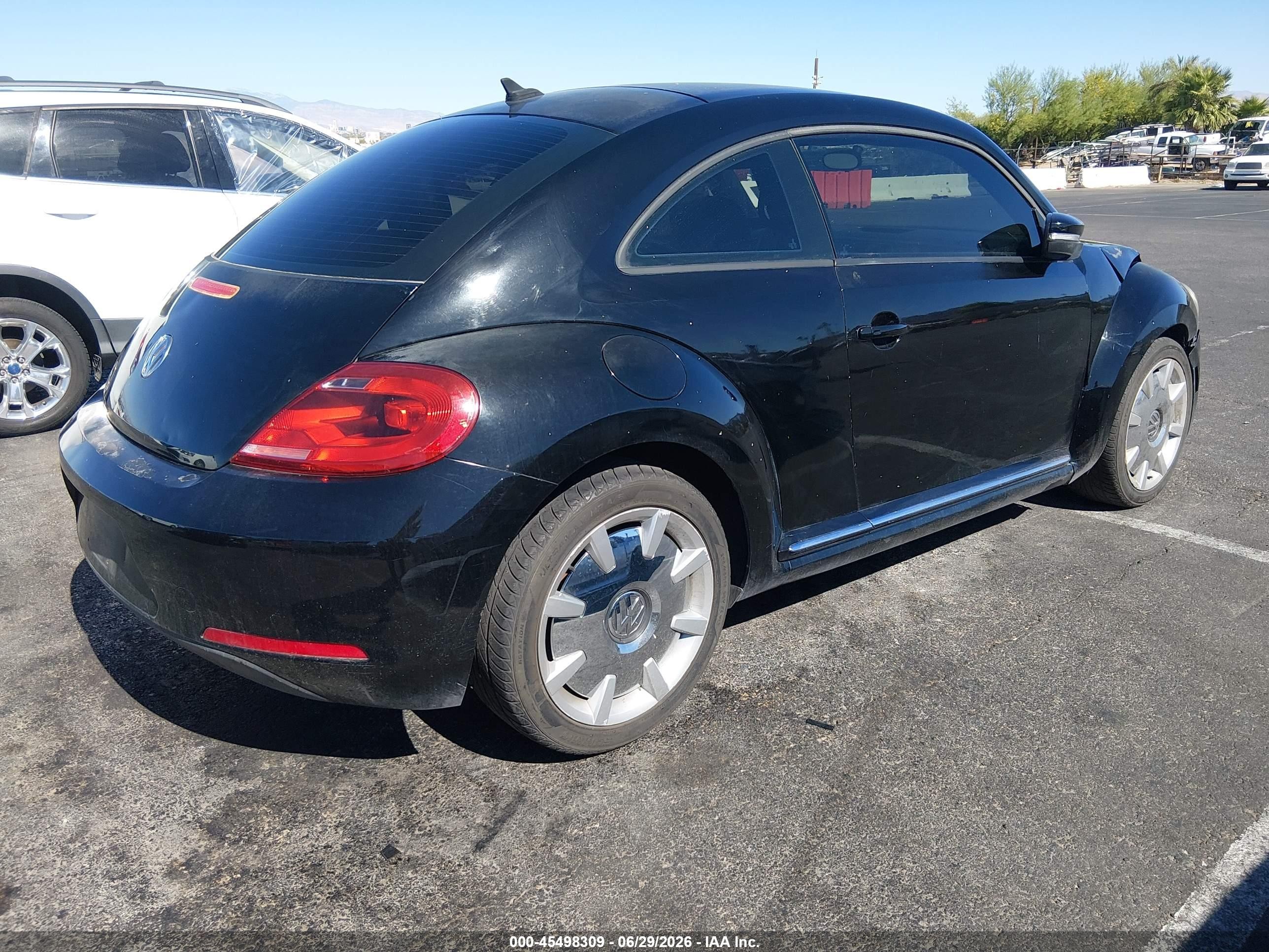 2012 Volkswagen Beetle 2.5l Black vin: 3VWJP7AT0CM629189