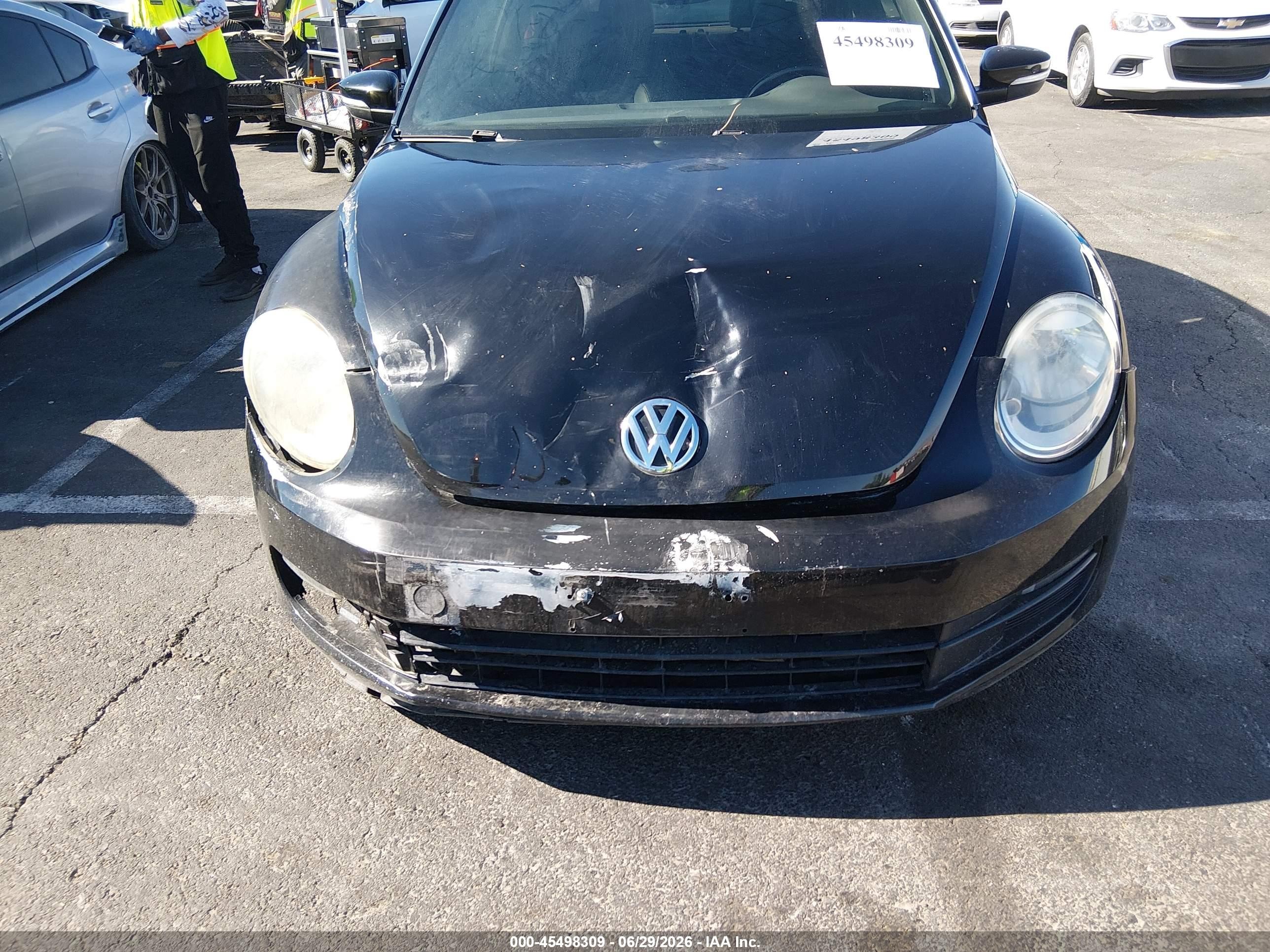 2012 Volkswagen Beetle 2.5l Black vin: 3VWJP7AT0CM629189