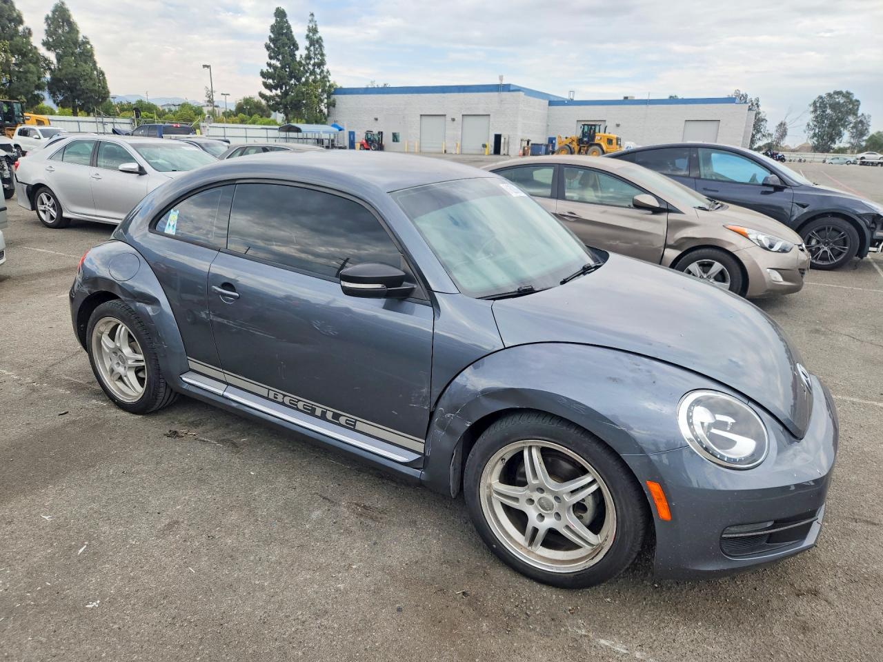 2012 Volkswagen Beetle Gray vin: 3VWJP7AT0CM629676