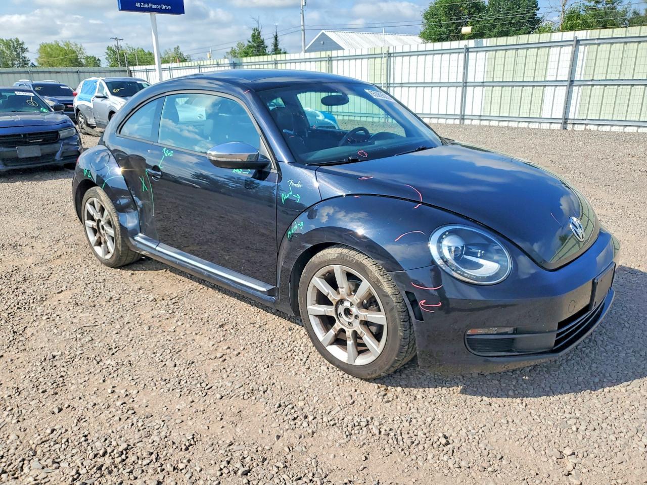 2013 Volkswagen Beetle Black vin: 3VWJP7AT0DM677504