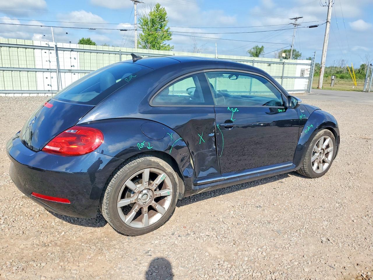 2013 Volkswagen Beetle Black vin: 3VWJP7AT0DM677504
