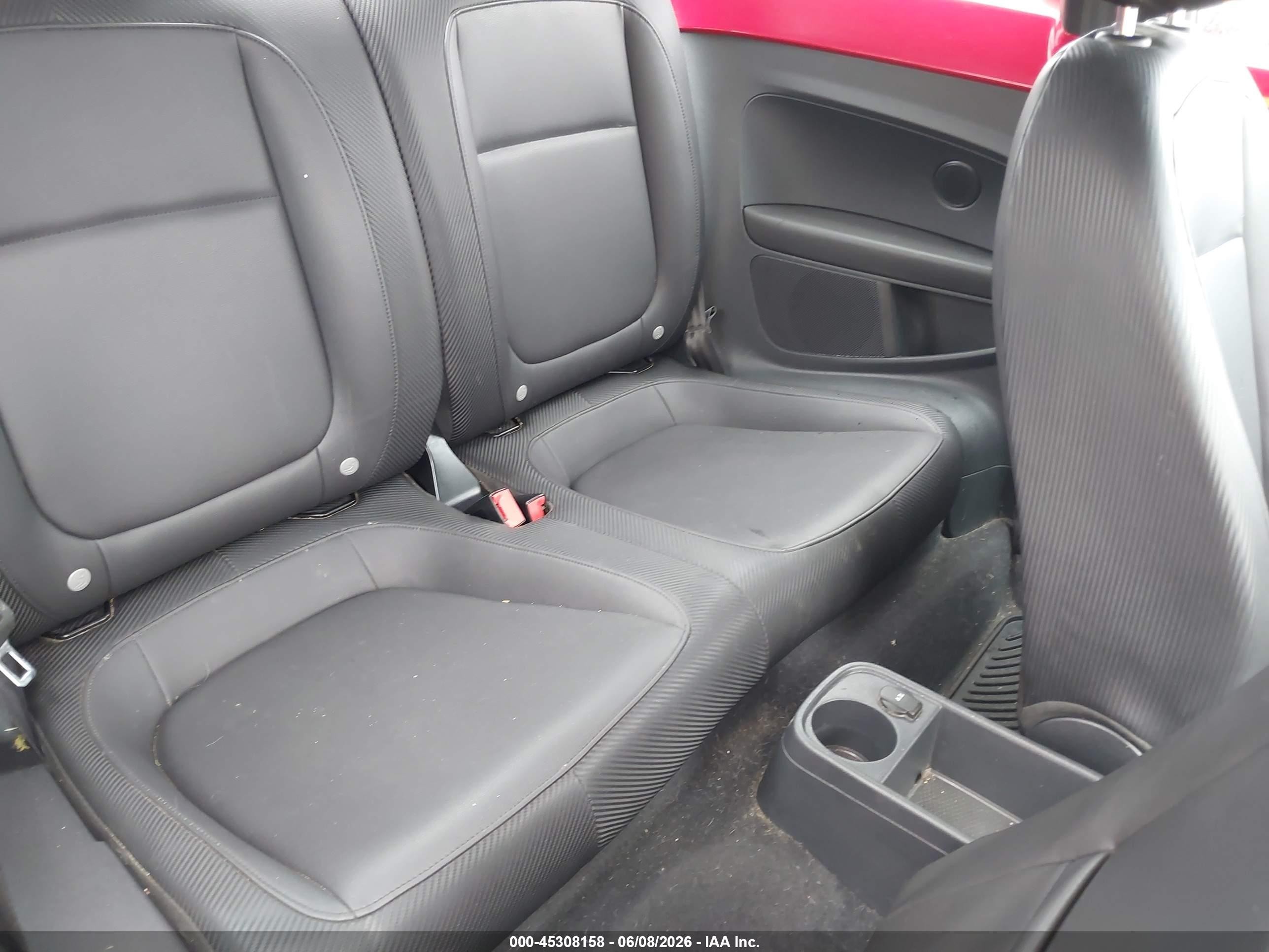 2012 Volkswagen Beetle 2.5l Красный vin: 3VWJP7AT1CM601059