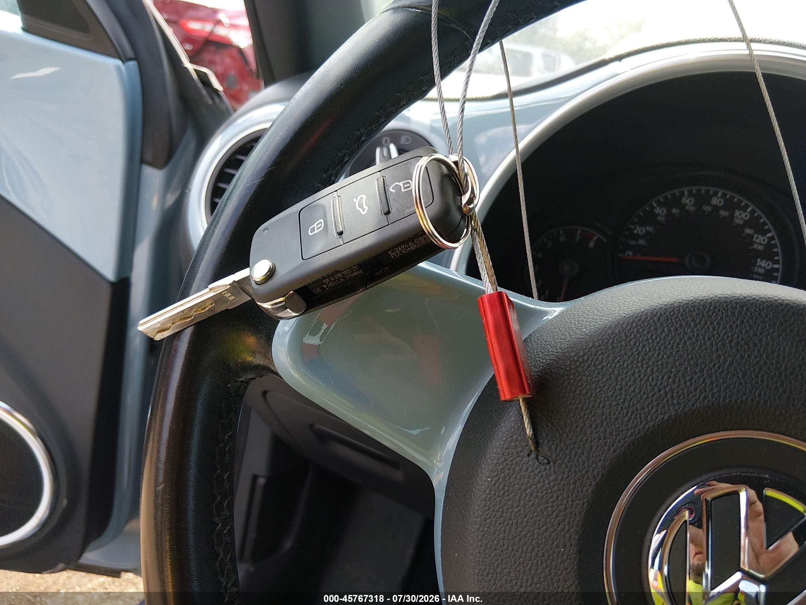 2012 Volkswagen Beetle 2.5l Light Blue vin: 3VWJP7AT1CM617214