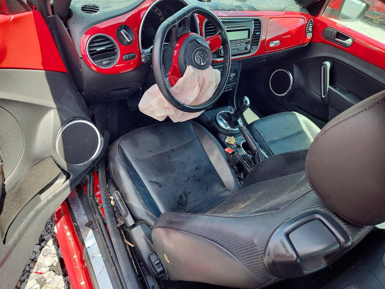 2012 Volkswagen Beetle Red vin: 3VWJP7AT1CM649550
