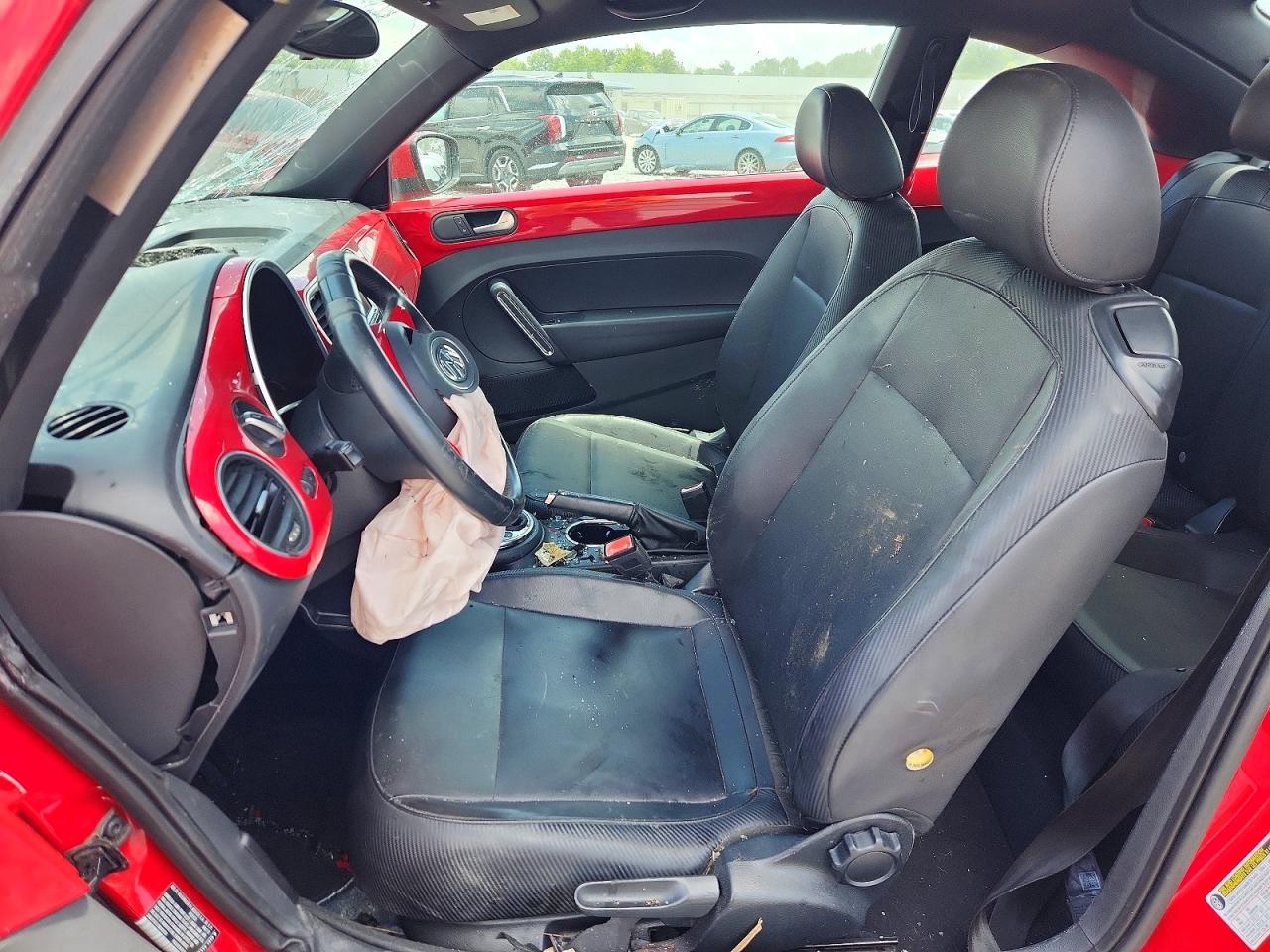 2012 Volkswagen Beetle Red vin: 3VWJP7AT1CM649550