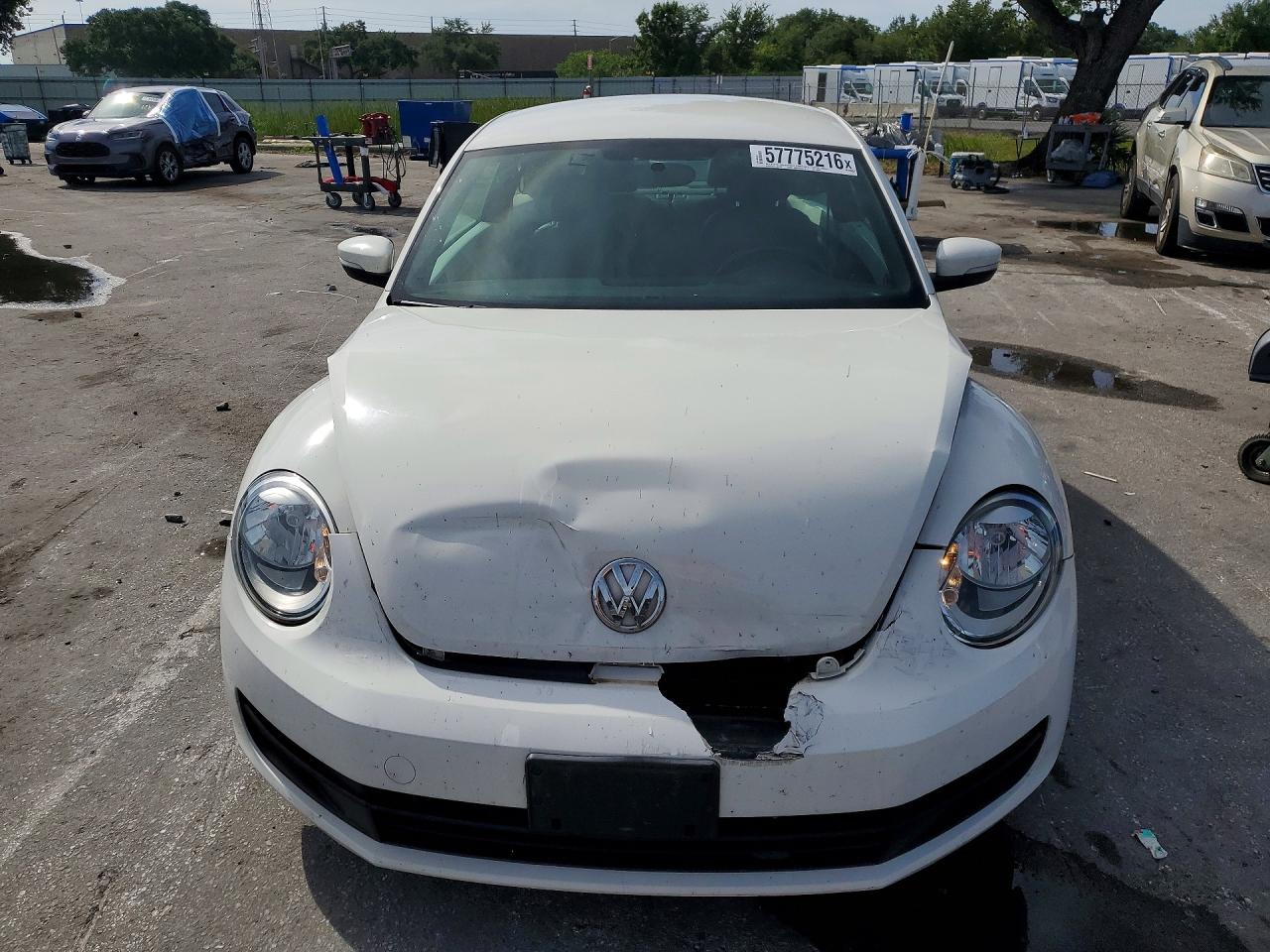 2013 Volkswagen Beetle White vin: 3VWJP7AT1DM690889