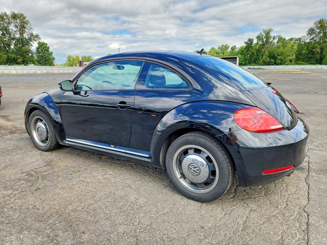 2012 Volkswagen Beetle Black vin: 3VWJP7AT2CM617531