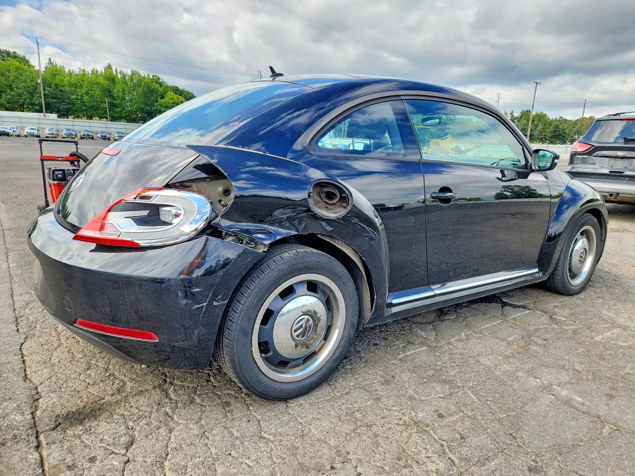 2012 Volkswagen Beetle Black vin: 3VWJP7AT2CM617531