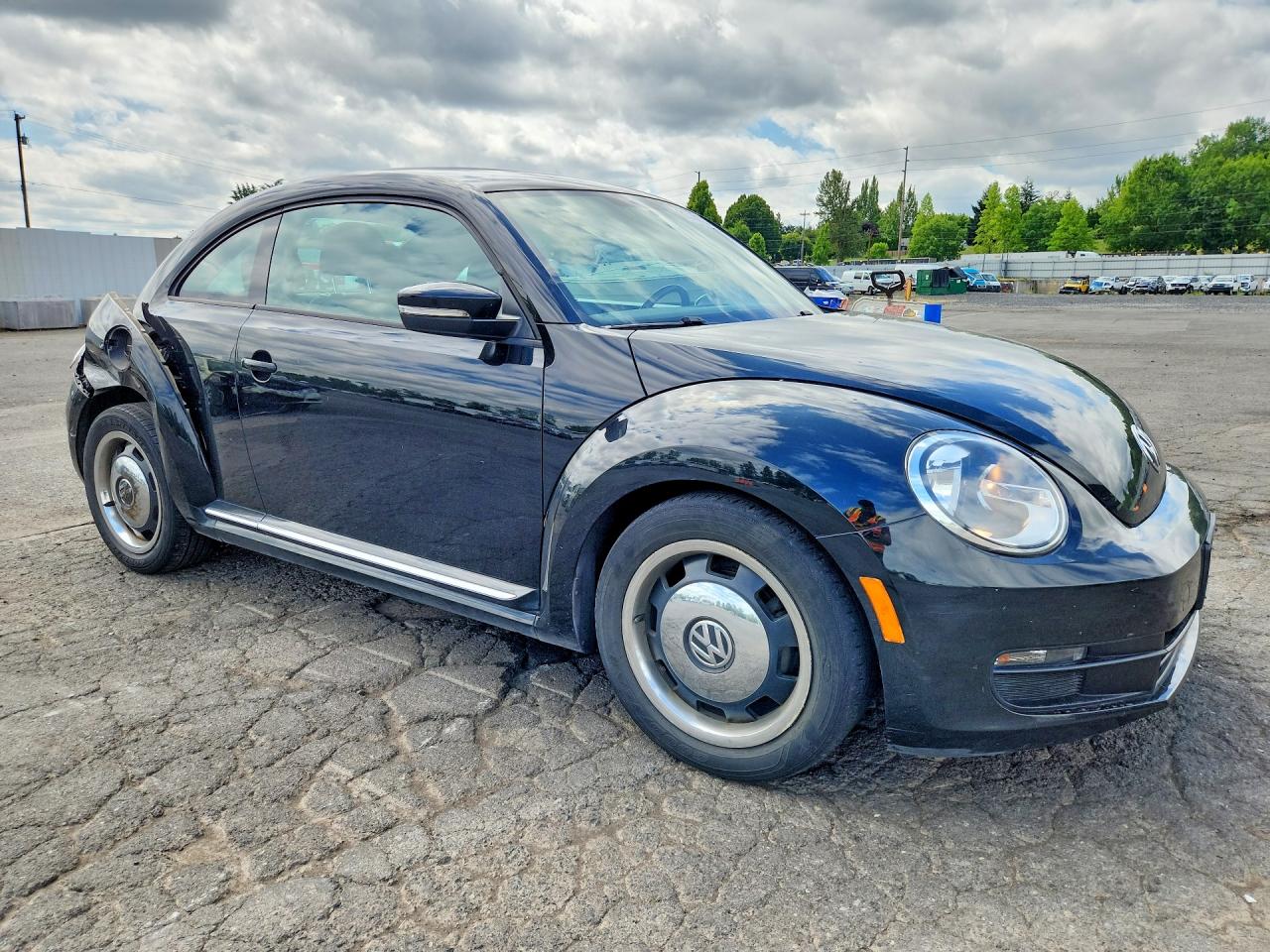2012 Volkswagen Beetle Black vin: 3VWJP7AT2CM617531
