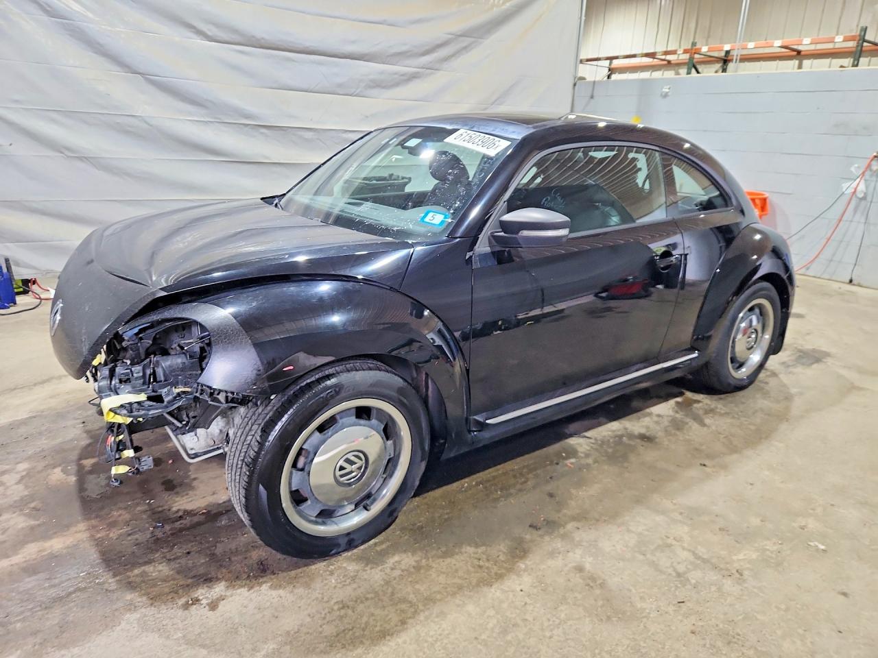 2012 Volkswagen Beetle Black vin: 3VWJP7AT2CM618114