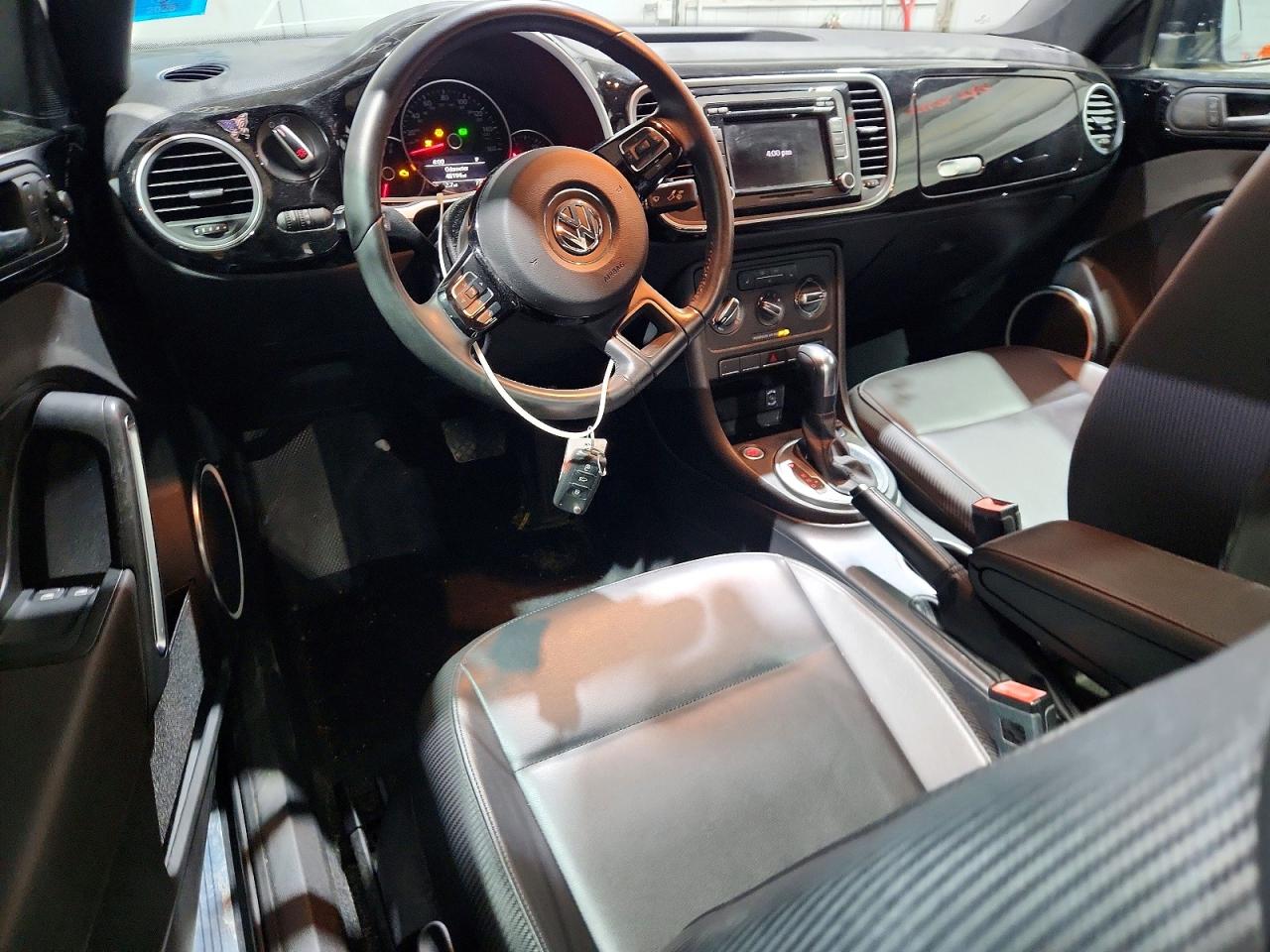 2012 Volkswagen Beetle Black vin: 3VWJP7AT2CM618114
