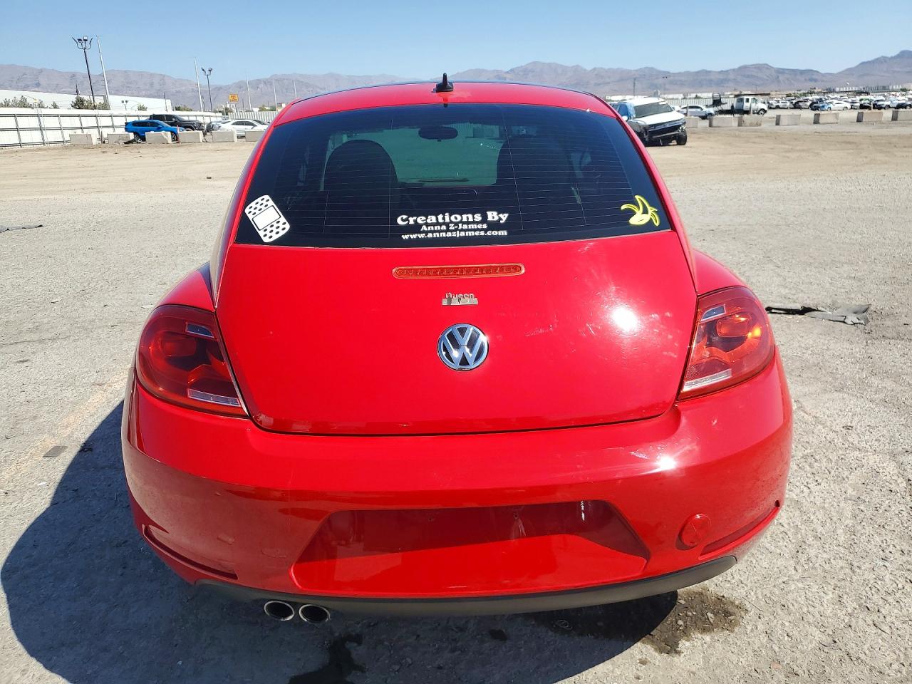 2013 Volkswagen Beetle Red vin: 3VWJP7AT2DM619636