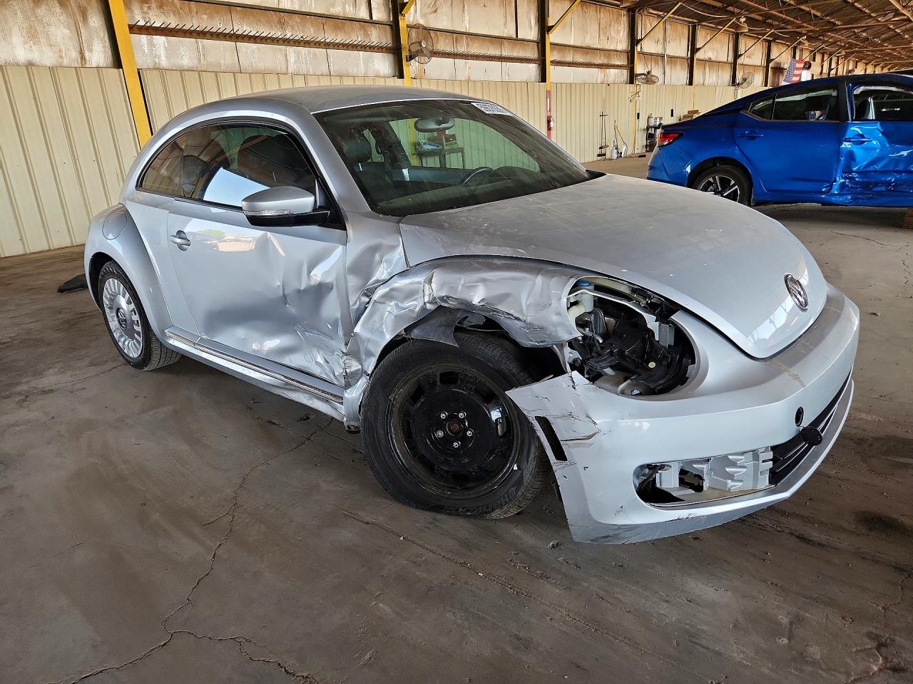 2013 Volkswagen Beetle Silver vin: 3VWJP7AT2DM668562