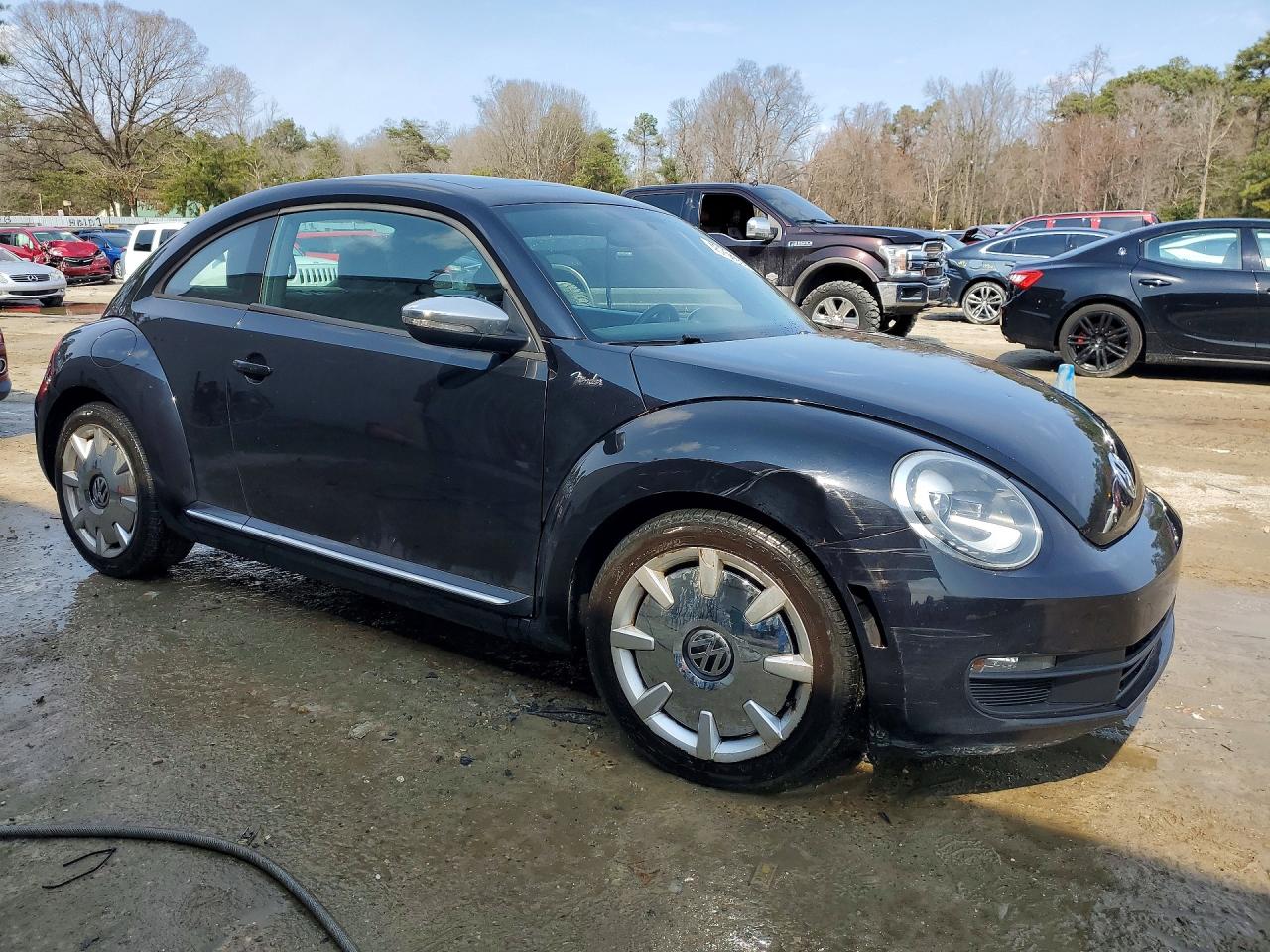 2013 Volkswagen Beetle Черный vin: 3VWJP7AT2DM671638