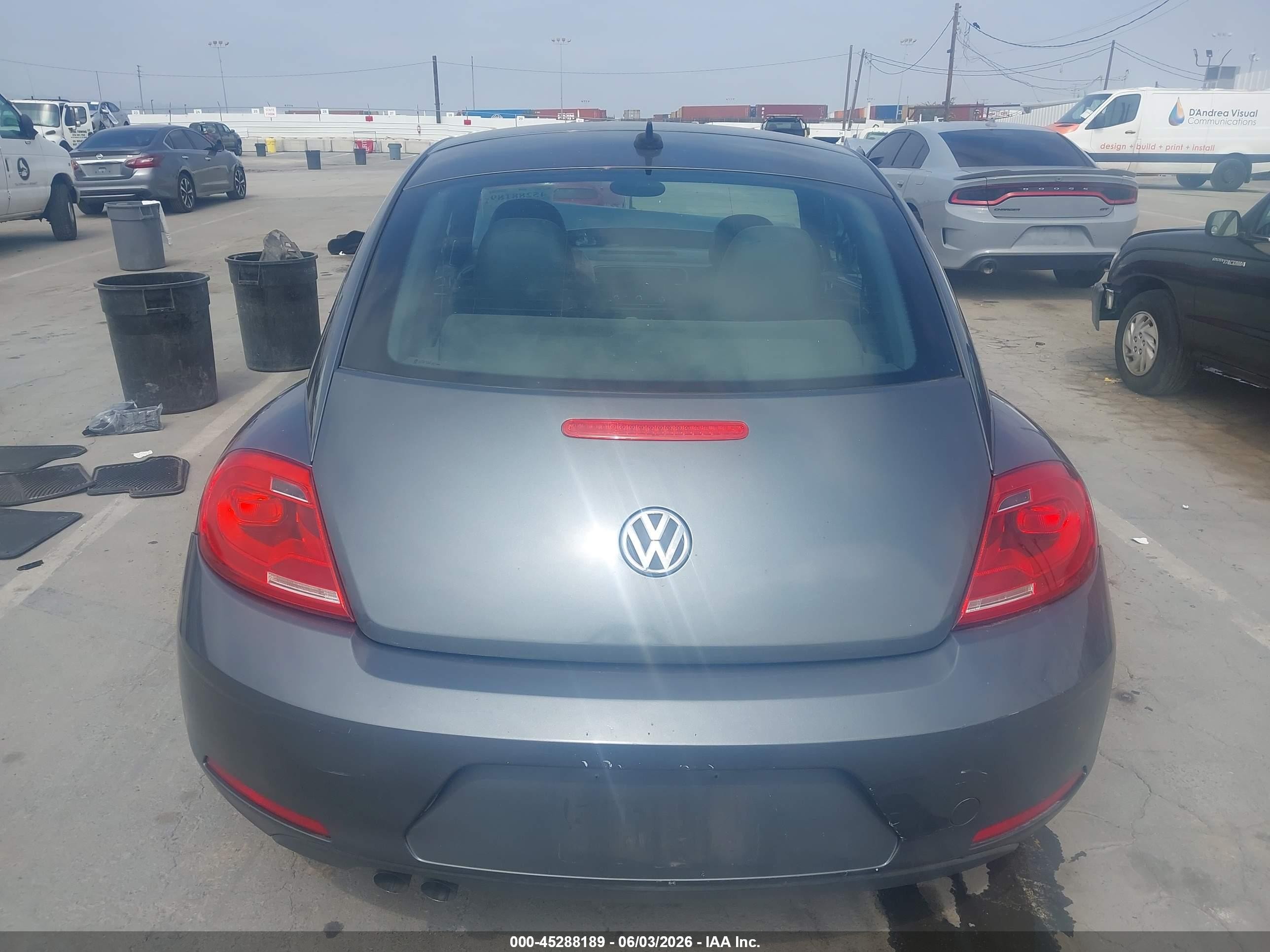 2012 Volkswagen Beetle 2.5l Gray vin: 3VWJP7AT3CM660467