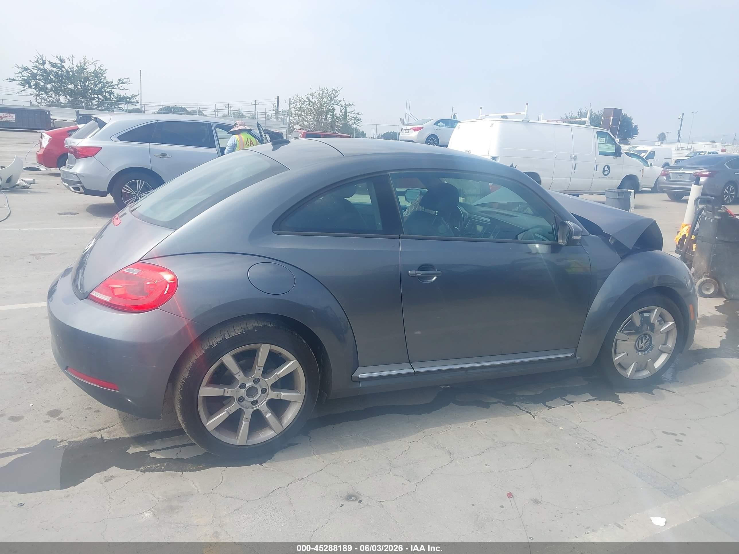2012 Volkswagen Beetle 2.5l Gray vin: 3VWJP7AT3CM660467