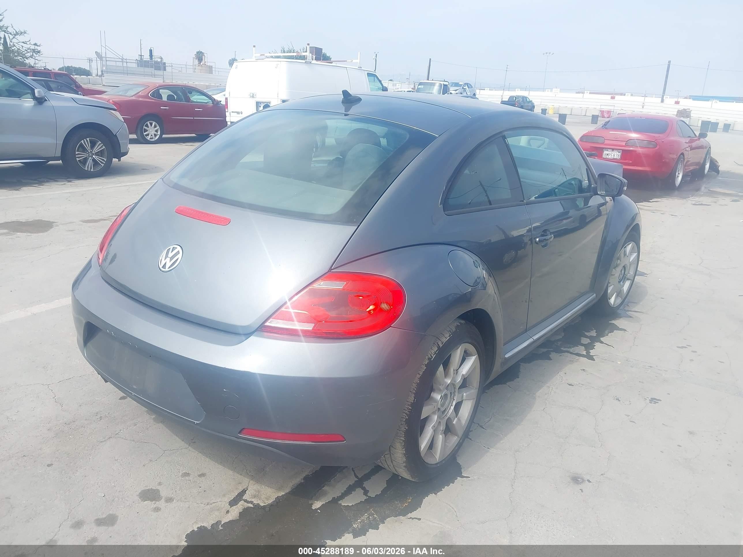 2012 Volkswagen Beetle 2.5l Gray vin: 3VWJP7AT3CM660467