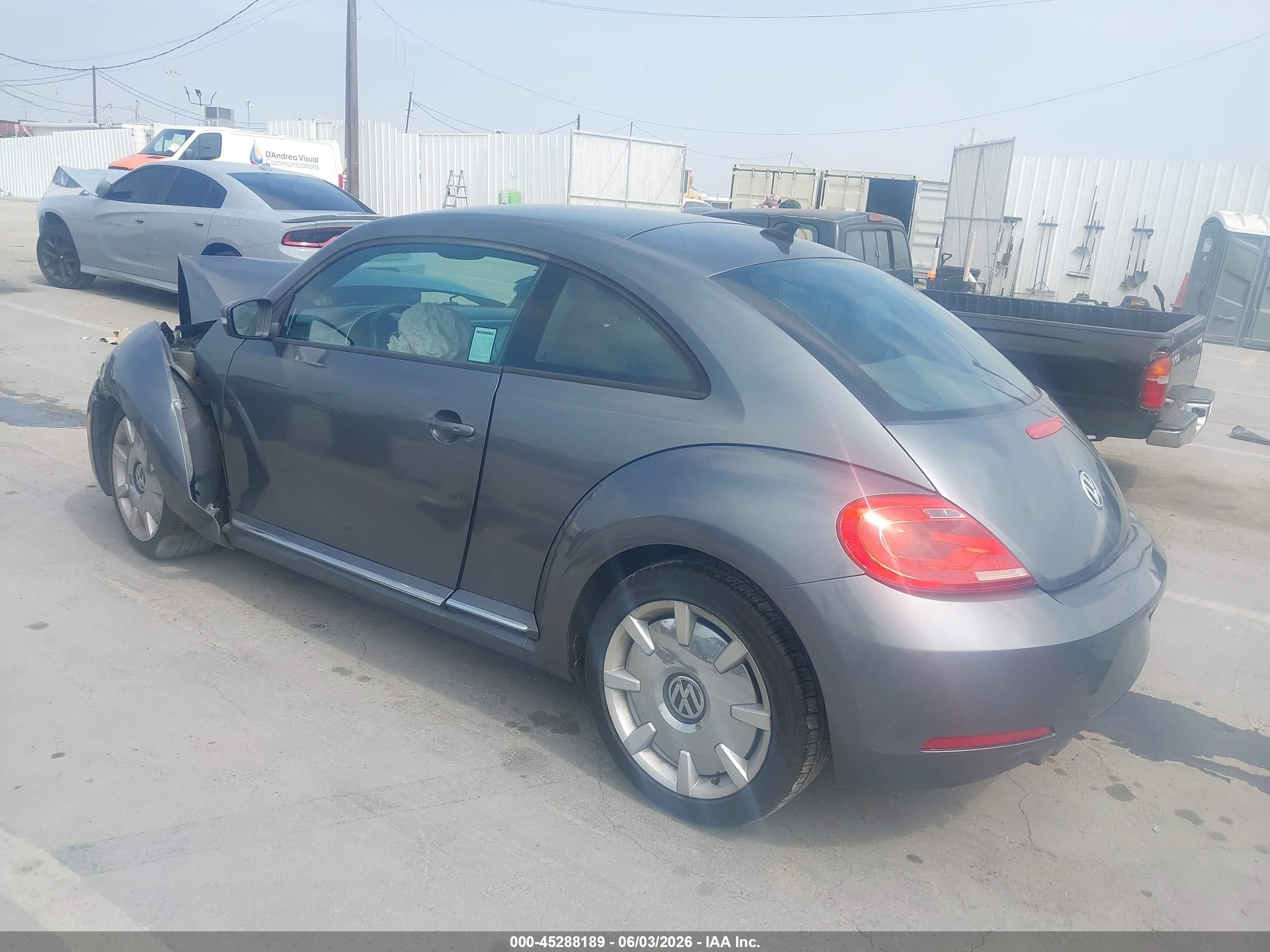 2012 Volkswagen Beetle 2.5l Gray vin: 3VWJP7AT3CM660467