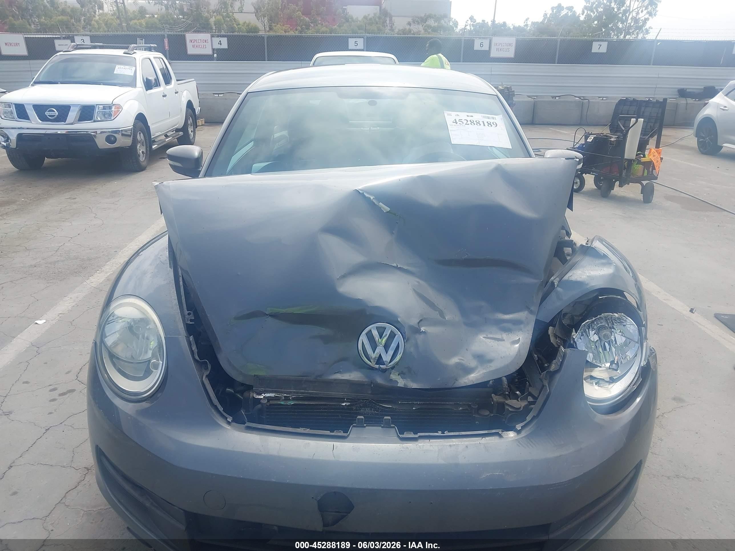 2012 Volkswagen Beetle 2.5l Gray vin: 3VWJP7AT3CM660467
