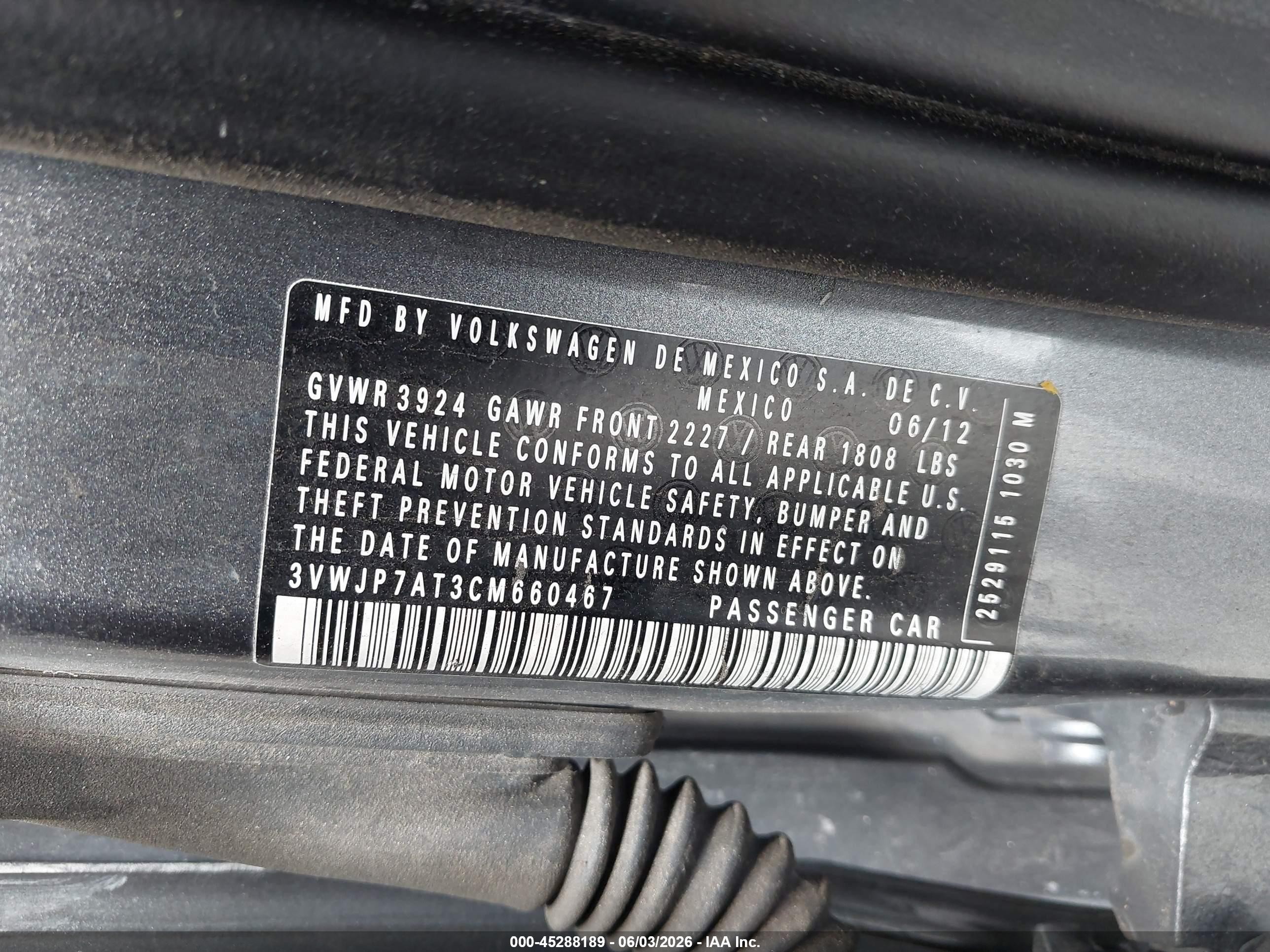 2012 Volkswagen Beetle 2.5l Gray vin: 3VWJP7AT3CM660467
