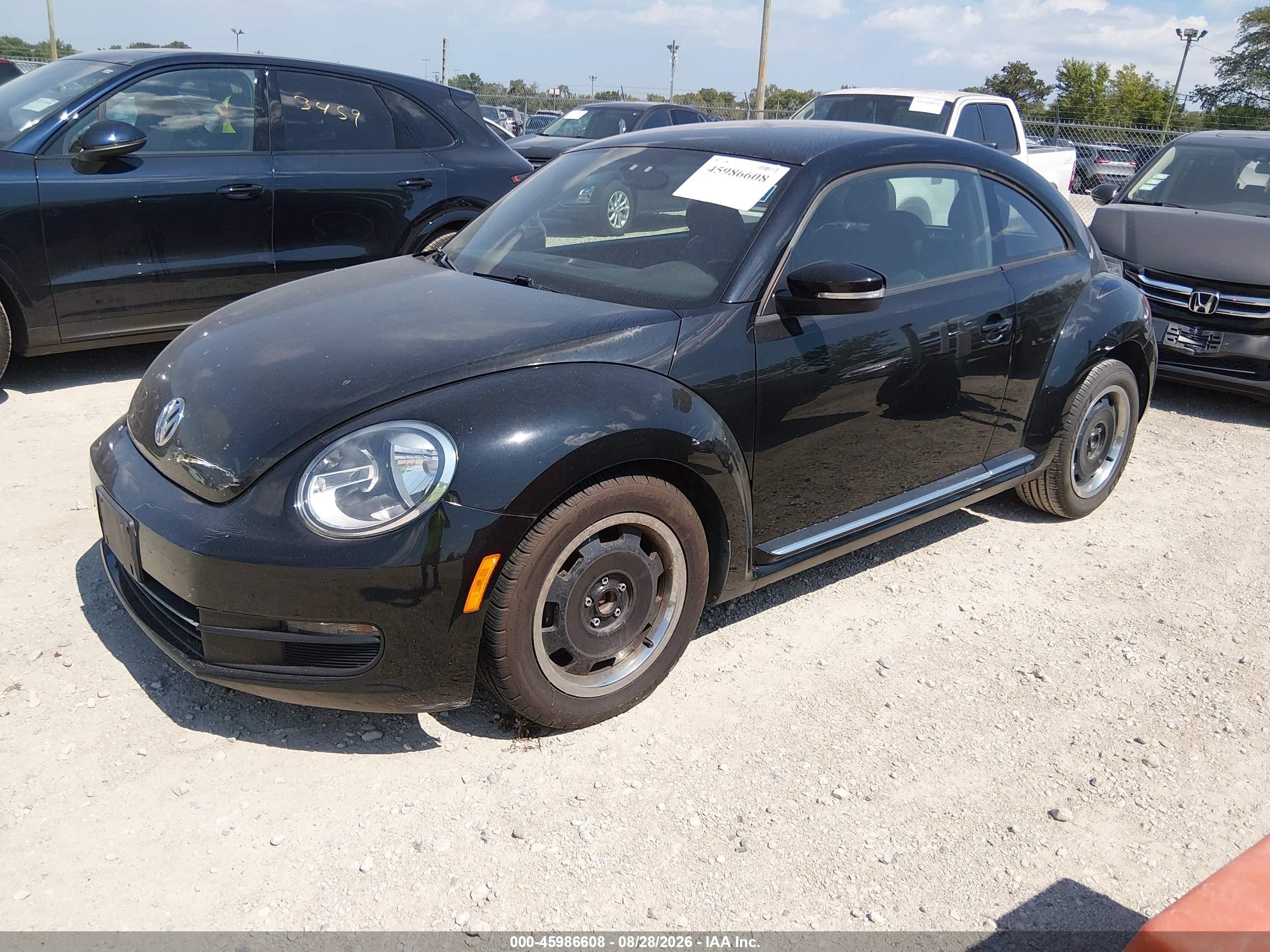 2012 Volkswagen Beetle 2.5l Black vin: 3VWJP7AT4CM610886