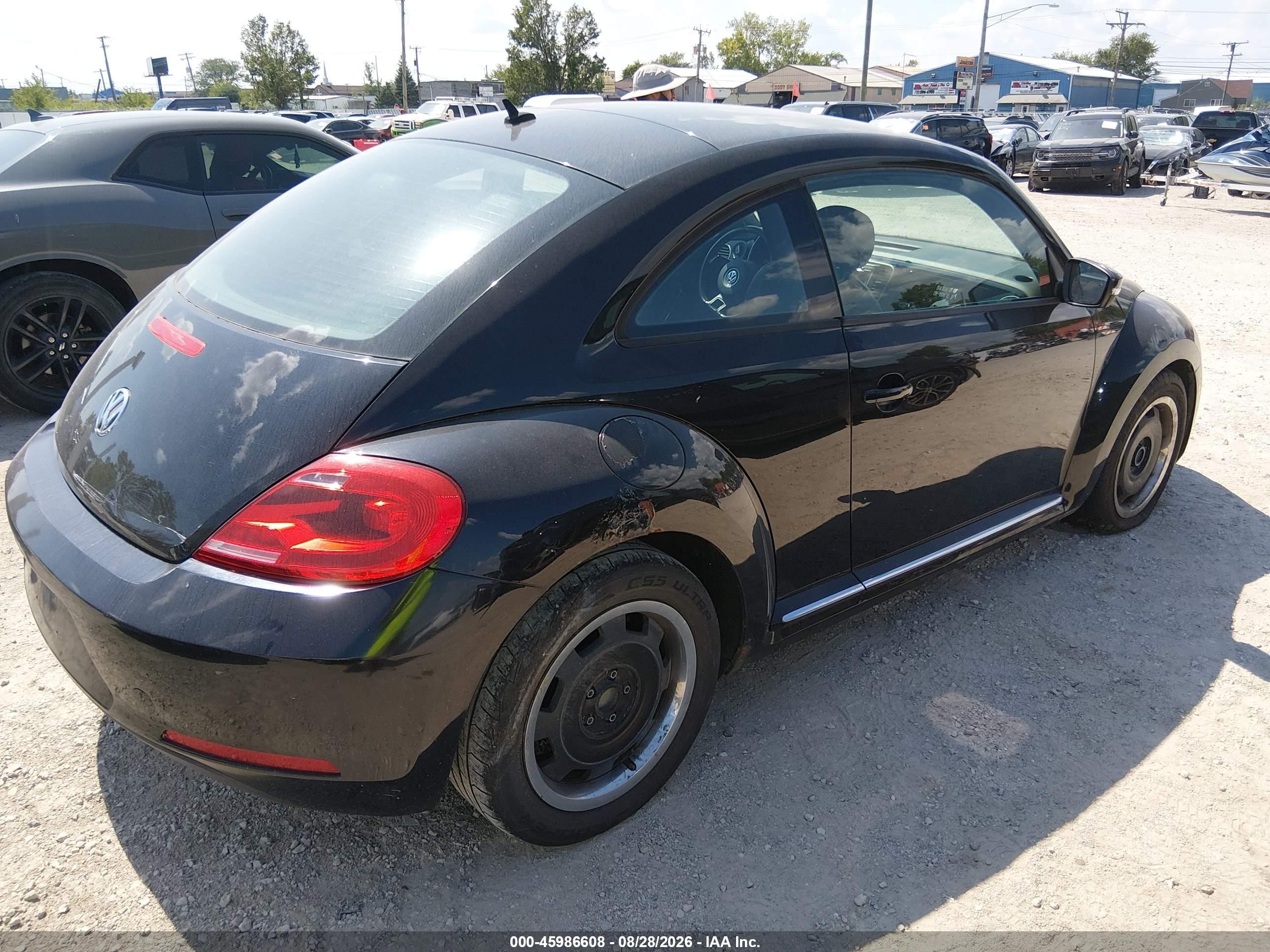 2012 Volkswagen Beetle 2.5l Black vin: 3VWJP7AT4CM610886