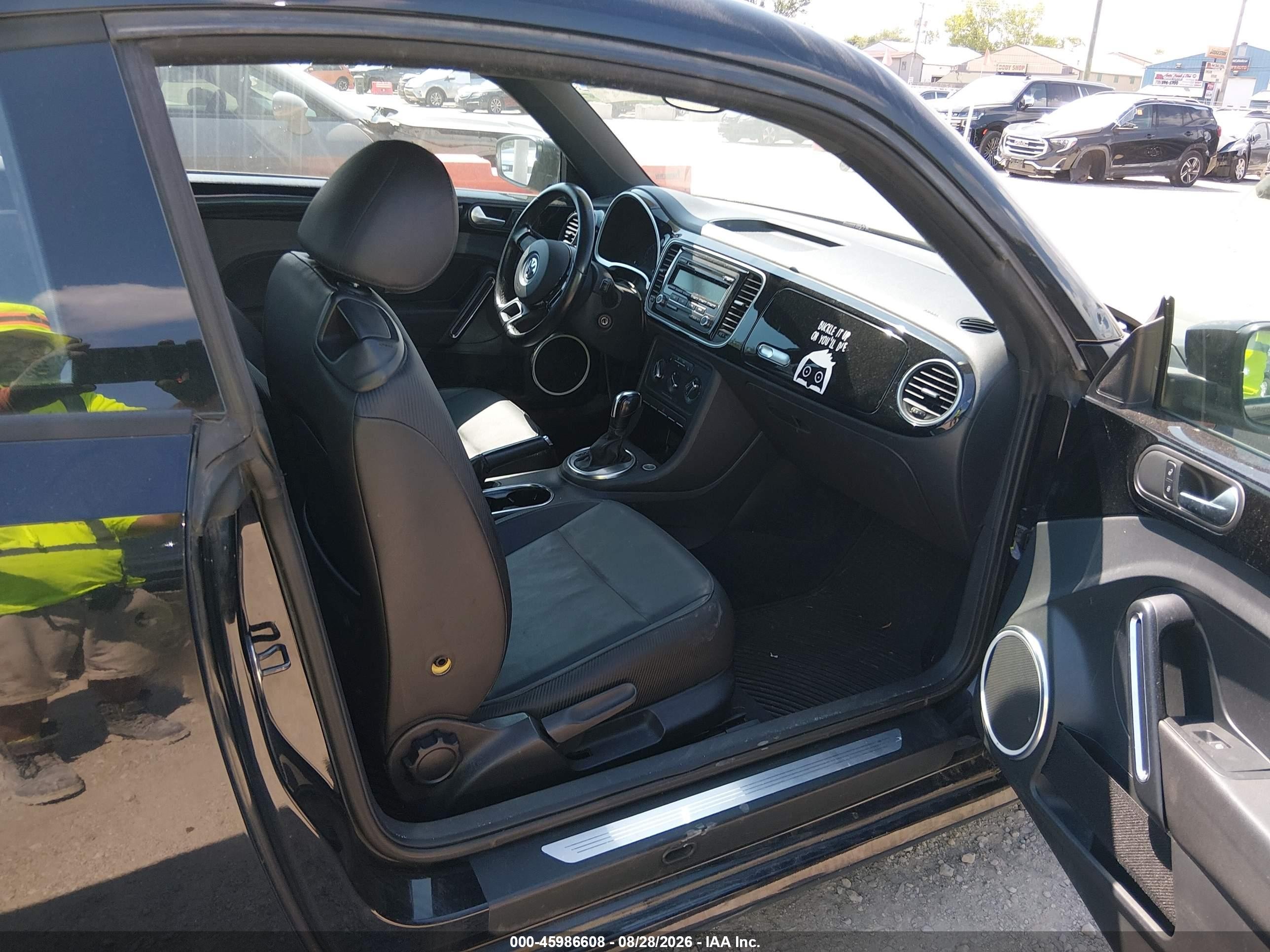 2012 Volkswagen Beetle 2.5l Black vin: 3VWJP7AT4CM610886