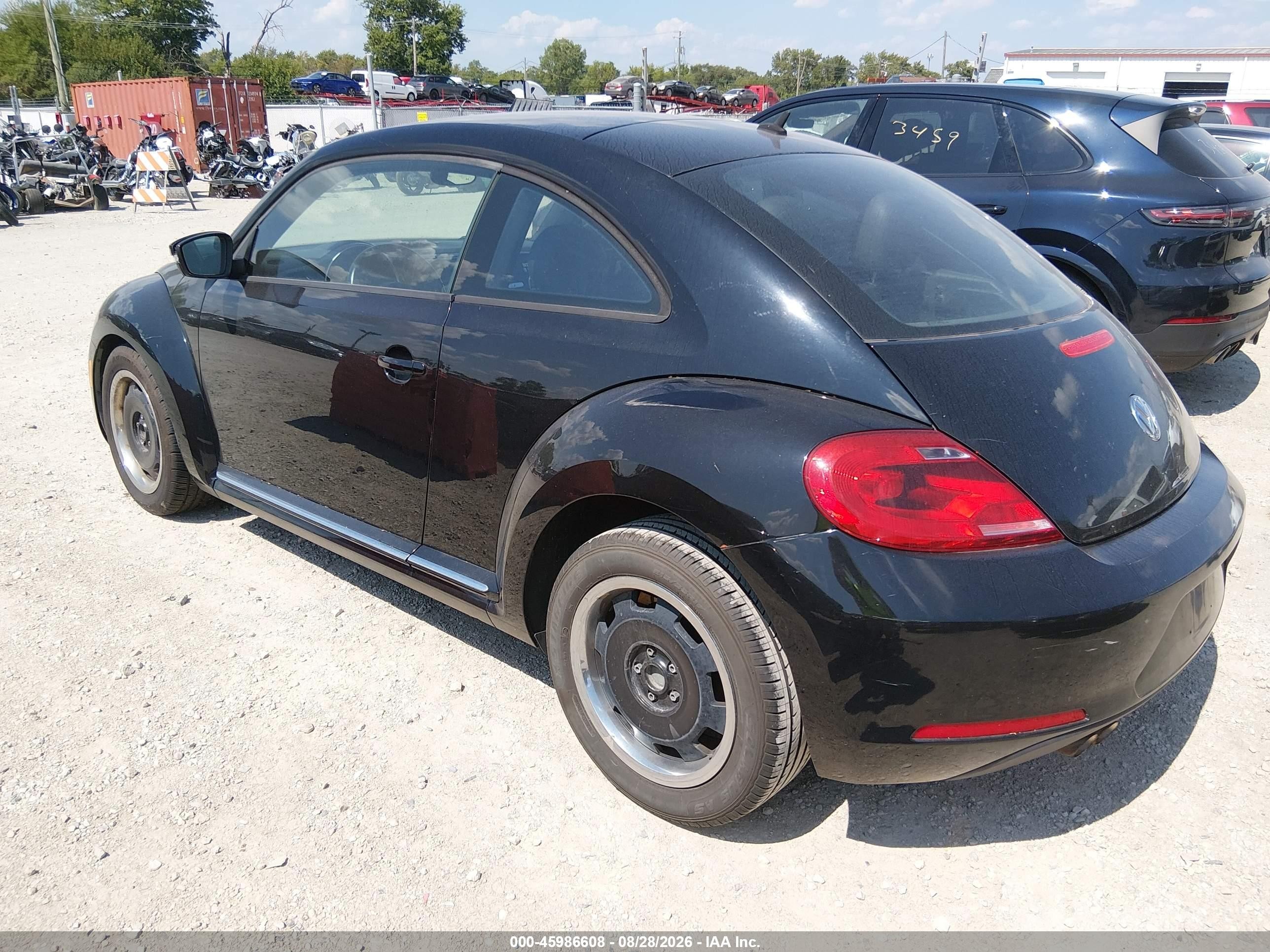 2012 Volkswagen Beetle 2.5l Black vin: 3VWJP7AT4CM610886