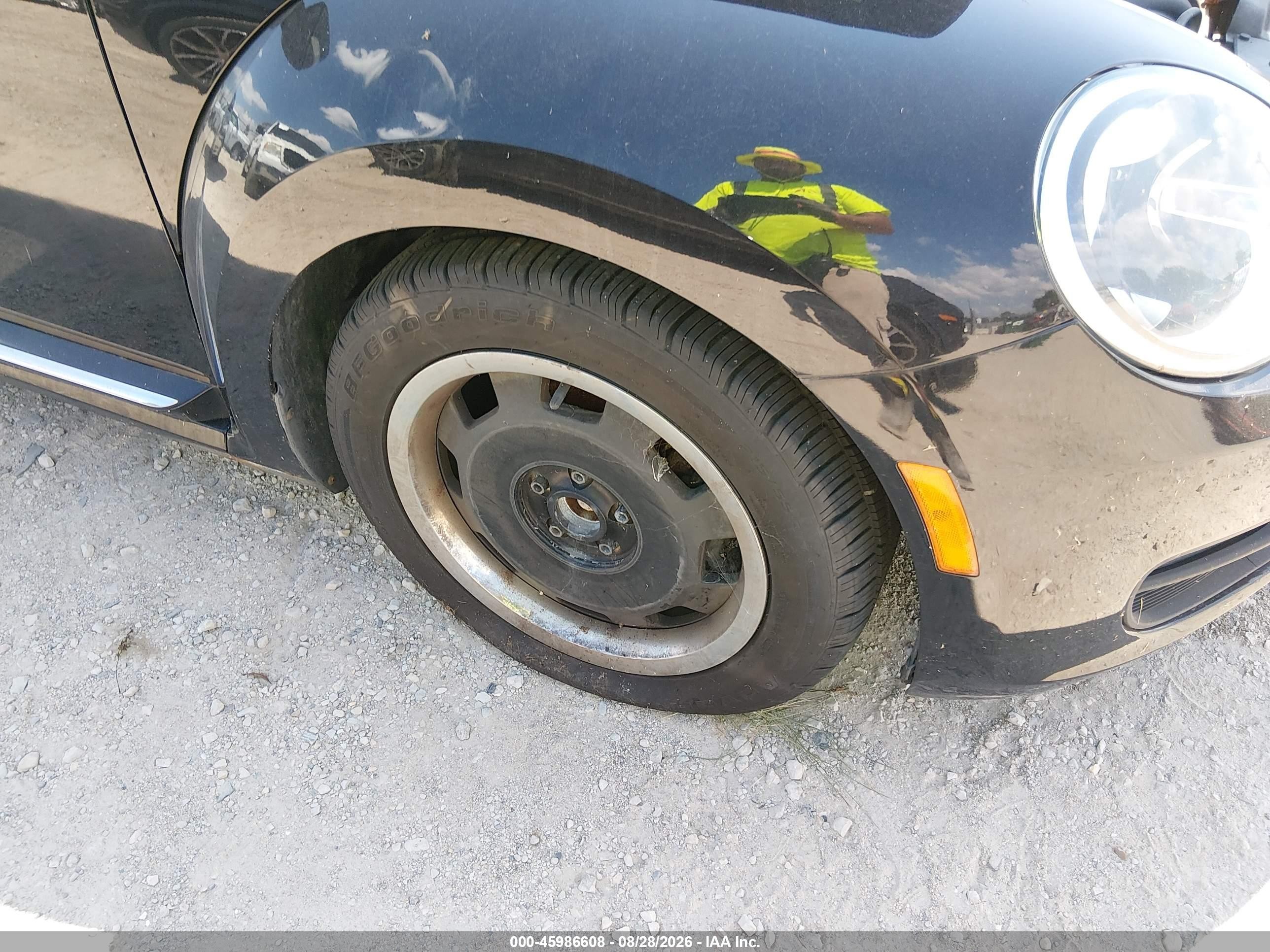 2012 Volkswagen Beetle 2.5l Black vin: 3VWJP7AT4CM610886