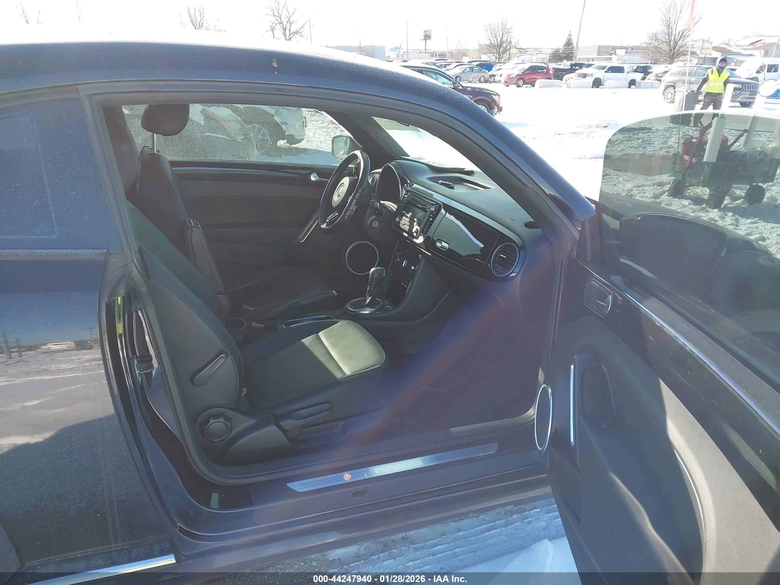 2012 Volkswagen Beetle 2.5l Black vin: 3VWJP7AT4CM623346