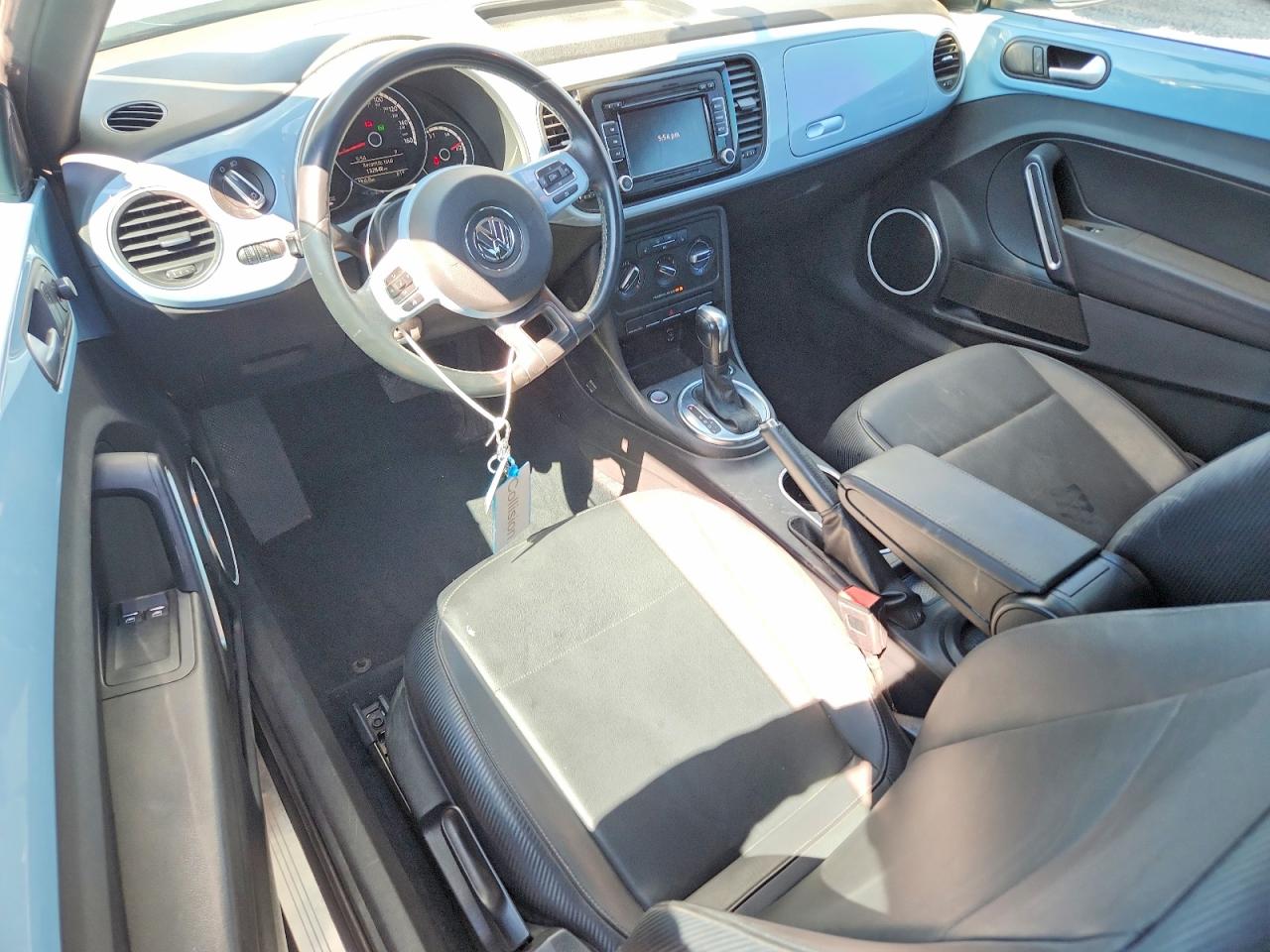 2013 Volkswagen Beetle Blue vin: 3VWJP7AT4DM623137