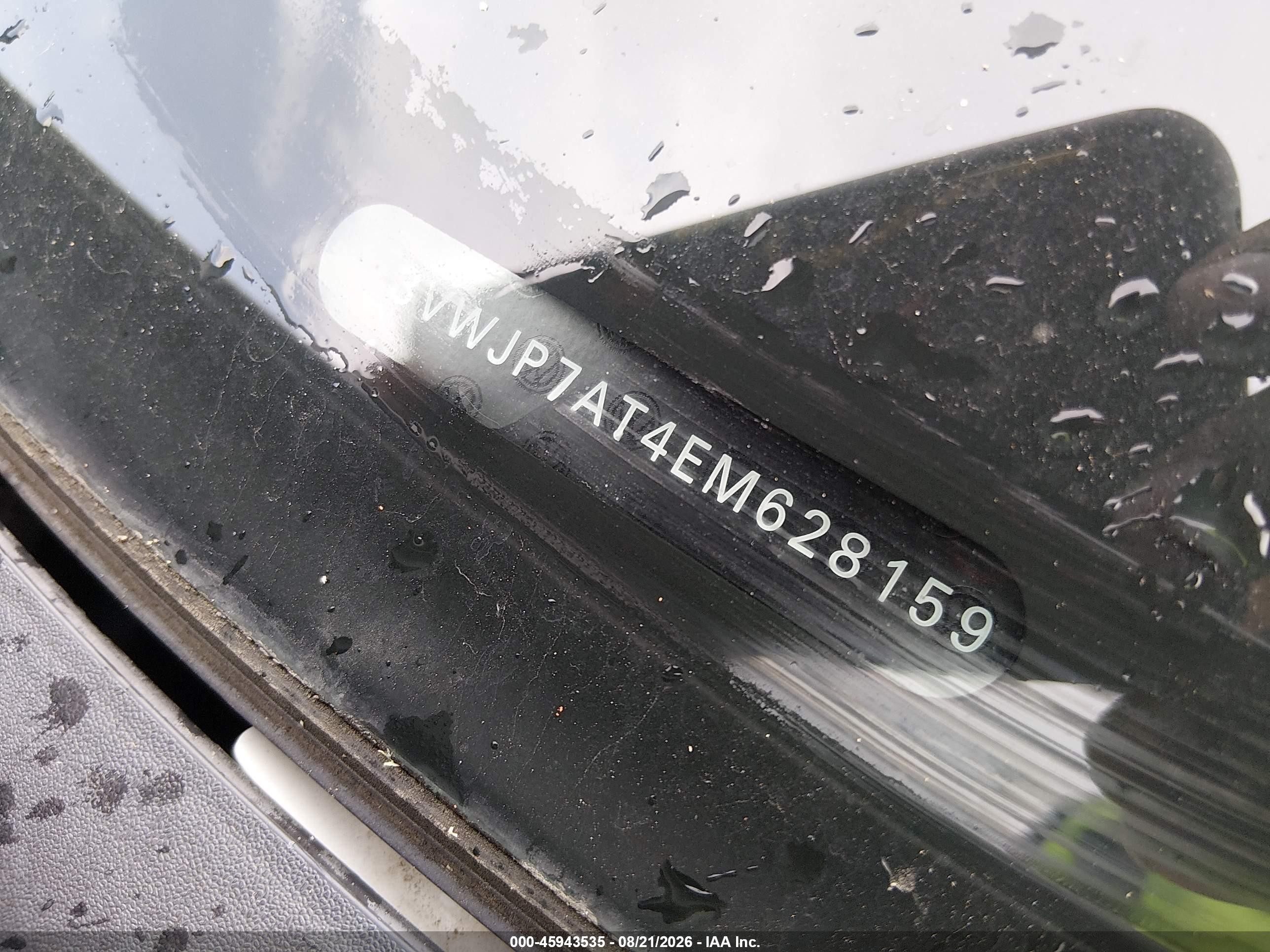 2014 Volkswagen Beetle 2.5l White vin: 3VWJP7AT4EM628159
