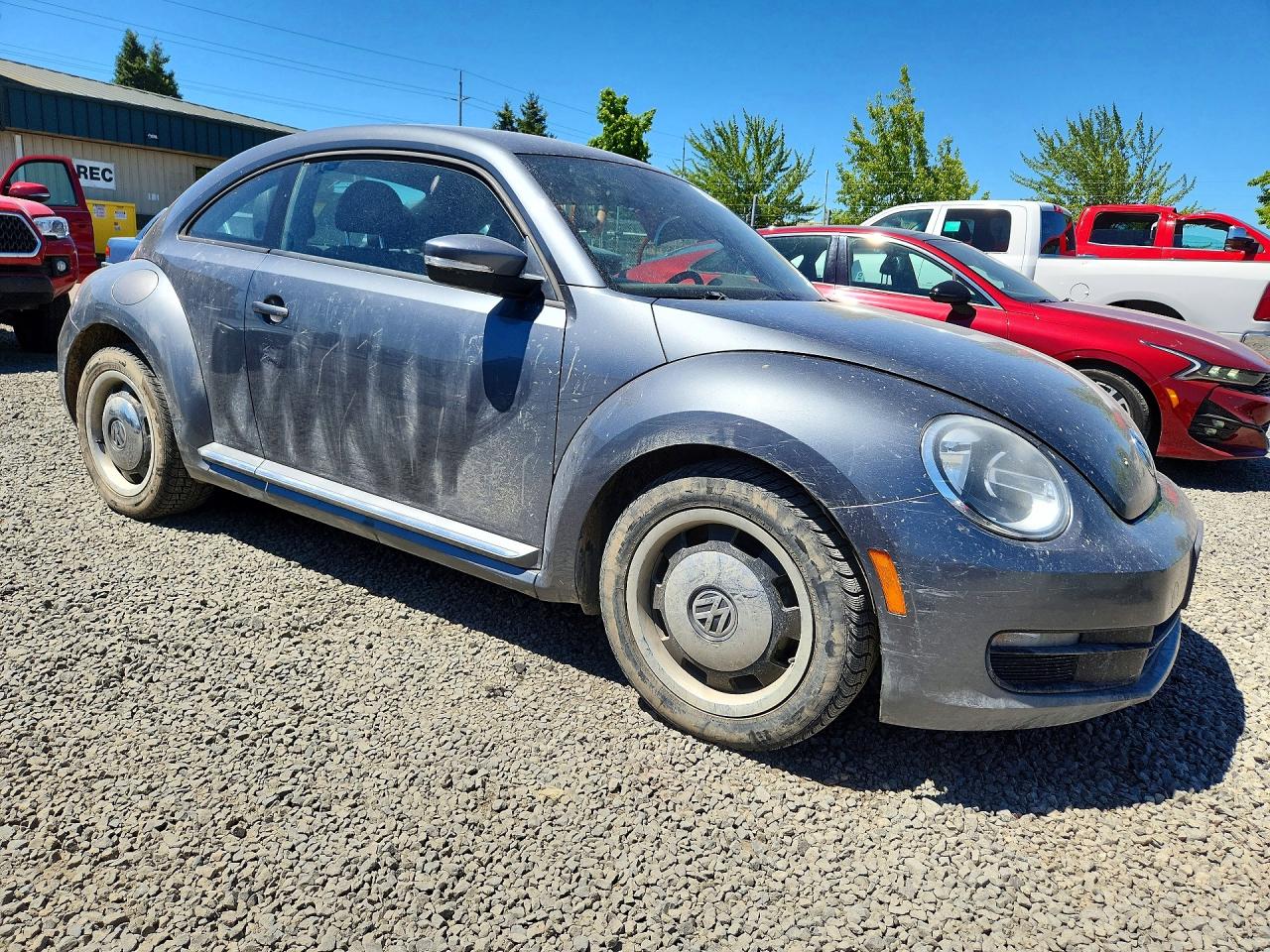 2012 Volkswagen Beetle Gray vin: 3VWJP7AT5CM614980