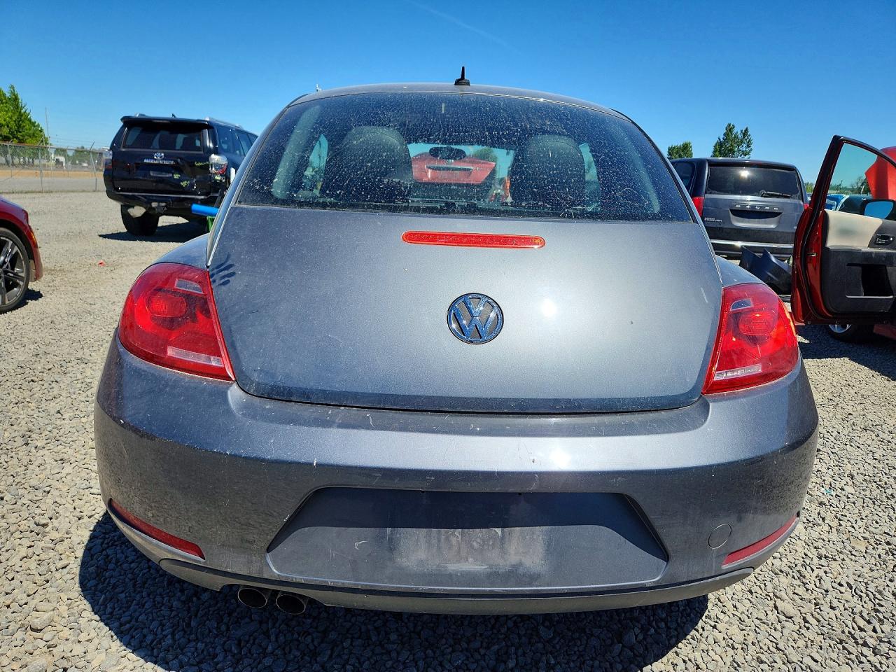 2012 Volkswagen Beetle Gray vin: 3VWJP7AT5CM614980