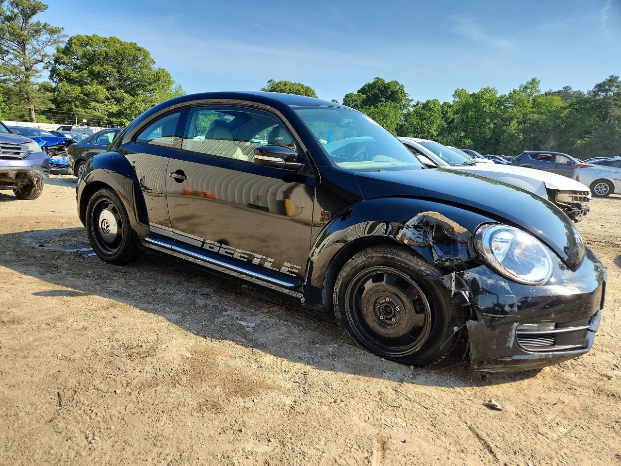 2013 Volkswagen Beetle Black vin: 3VWJP7AT5DM685288