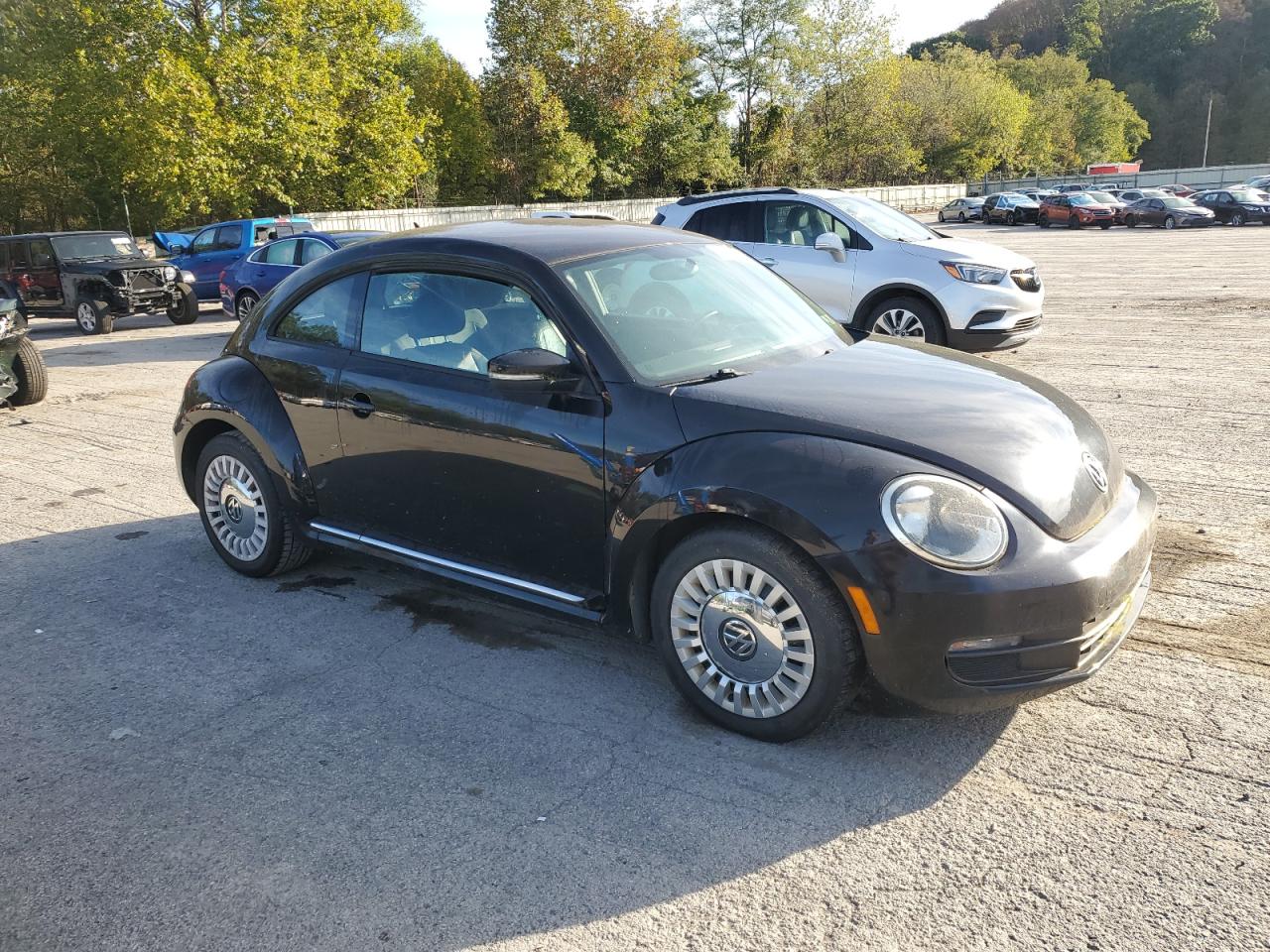 2013 Volkswagen Beetle Black vin: 3VWJP7AT5DM685758