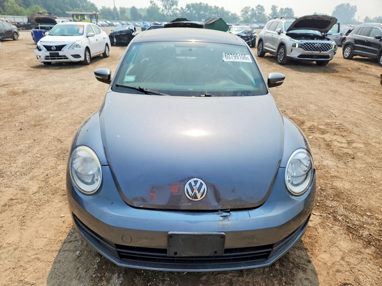 2014 Volkswagen Beetle Gray vin: 3VWJP7AT5EM613587