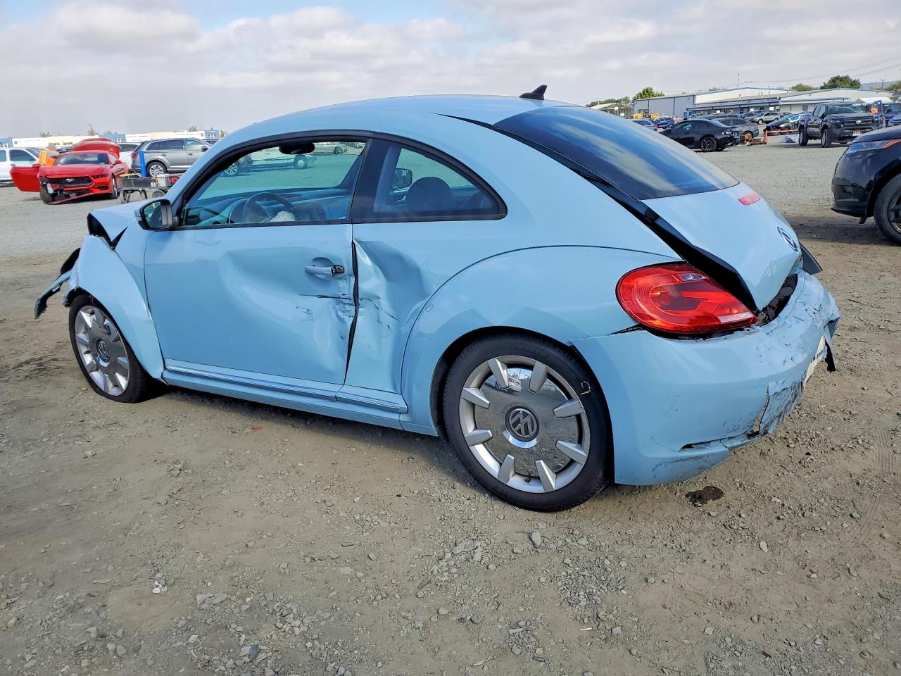 2012 Volkswagen Beetle Синий vin: 3VWJP7AT6CM603728