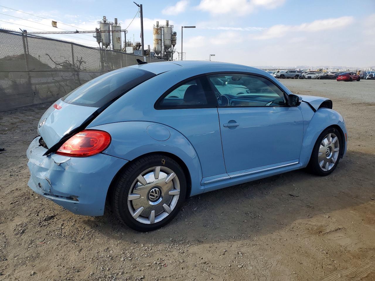 2012 Volkswagen Beetle Синий vin: 3VWJP7AT6CM603728